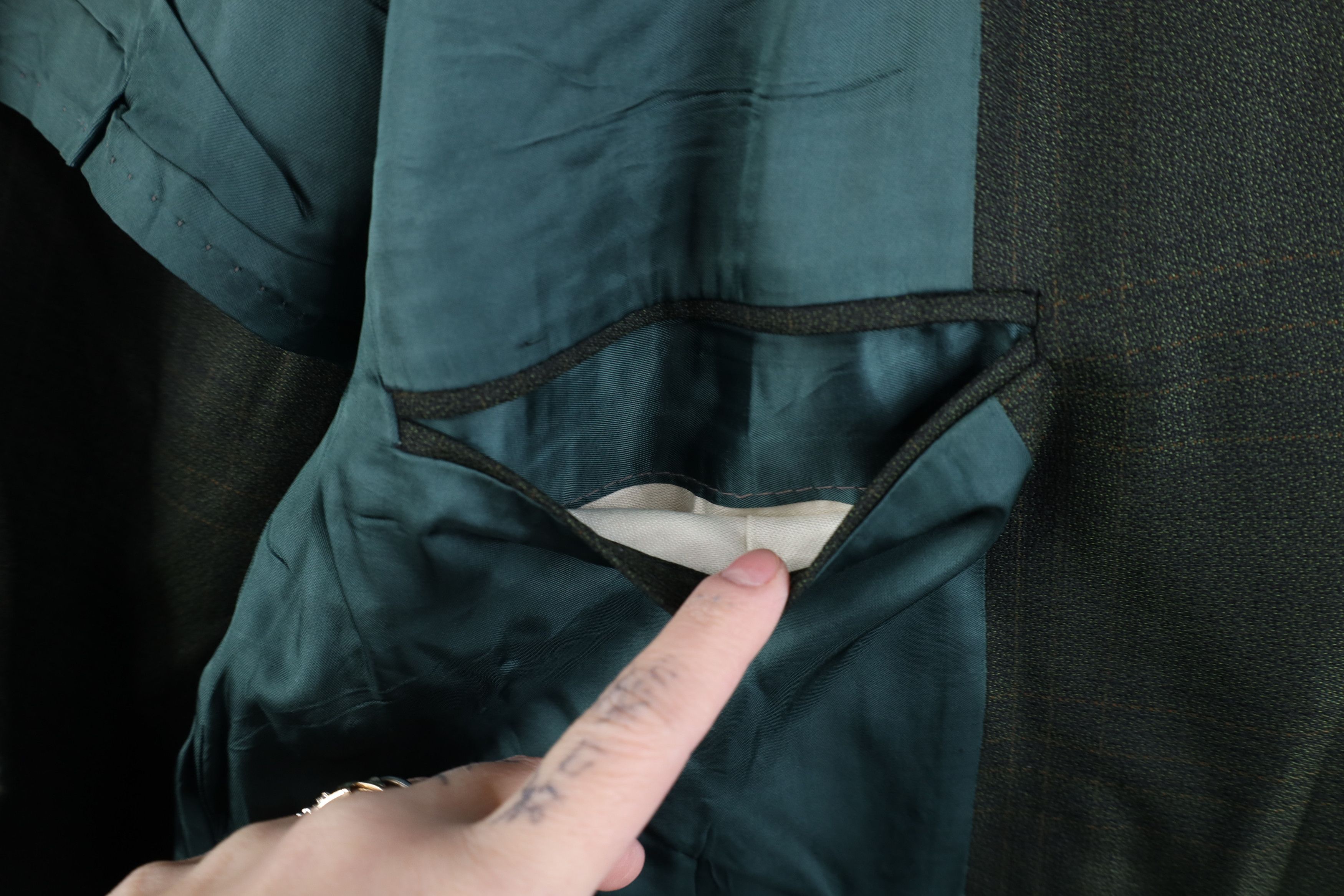 Vintage Vintage 60s Rockabilly Wool 2 Button Suit Coat Jacket USA Size US XXL / EU 58 / 5 - 13 Thumbnail