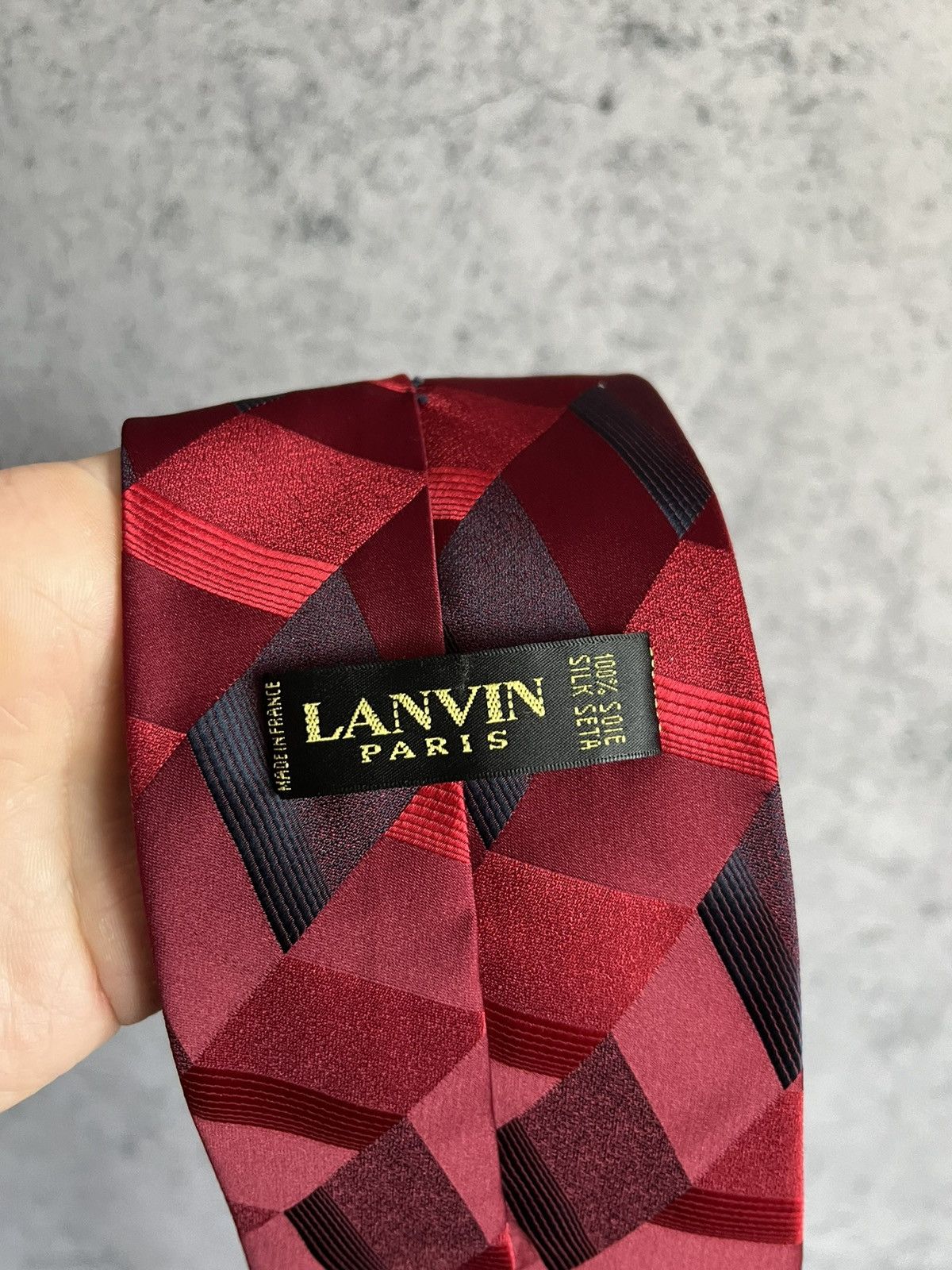 Lanvin Vintage Lanvin Paris Silk Tie Multicolour Size ONE SIZE - 3 Thumbnail