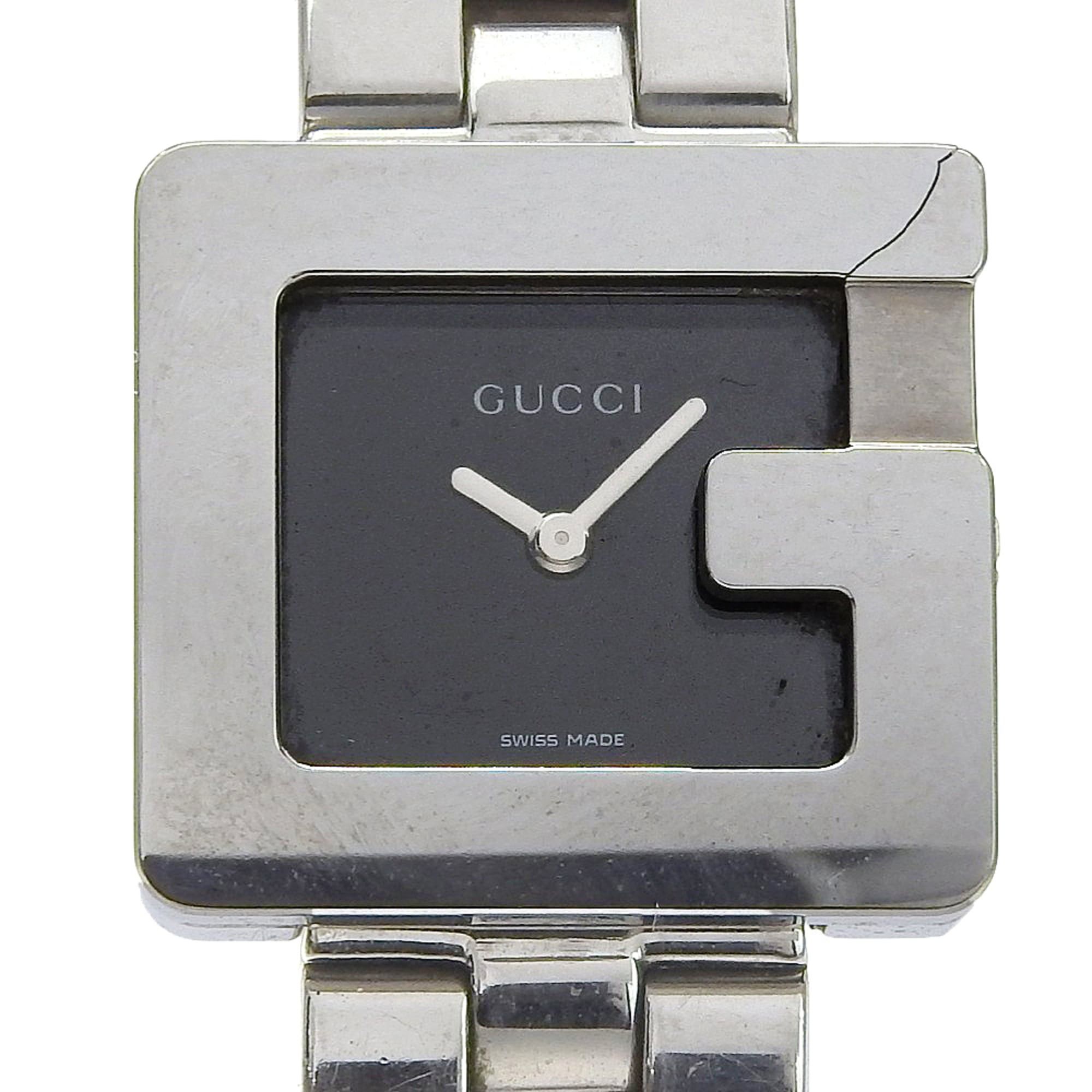 Gucci Gucci 3600L Stainless Steel Quartz Analog Watch, Black Dial, Women's Size ONE SIZE - 1 Thumbnail