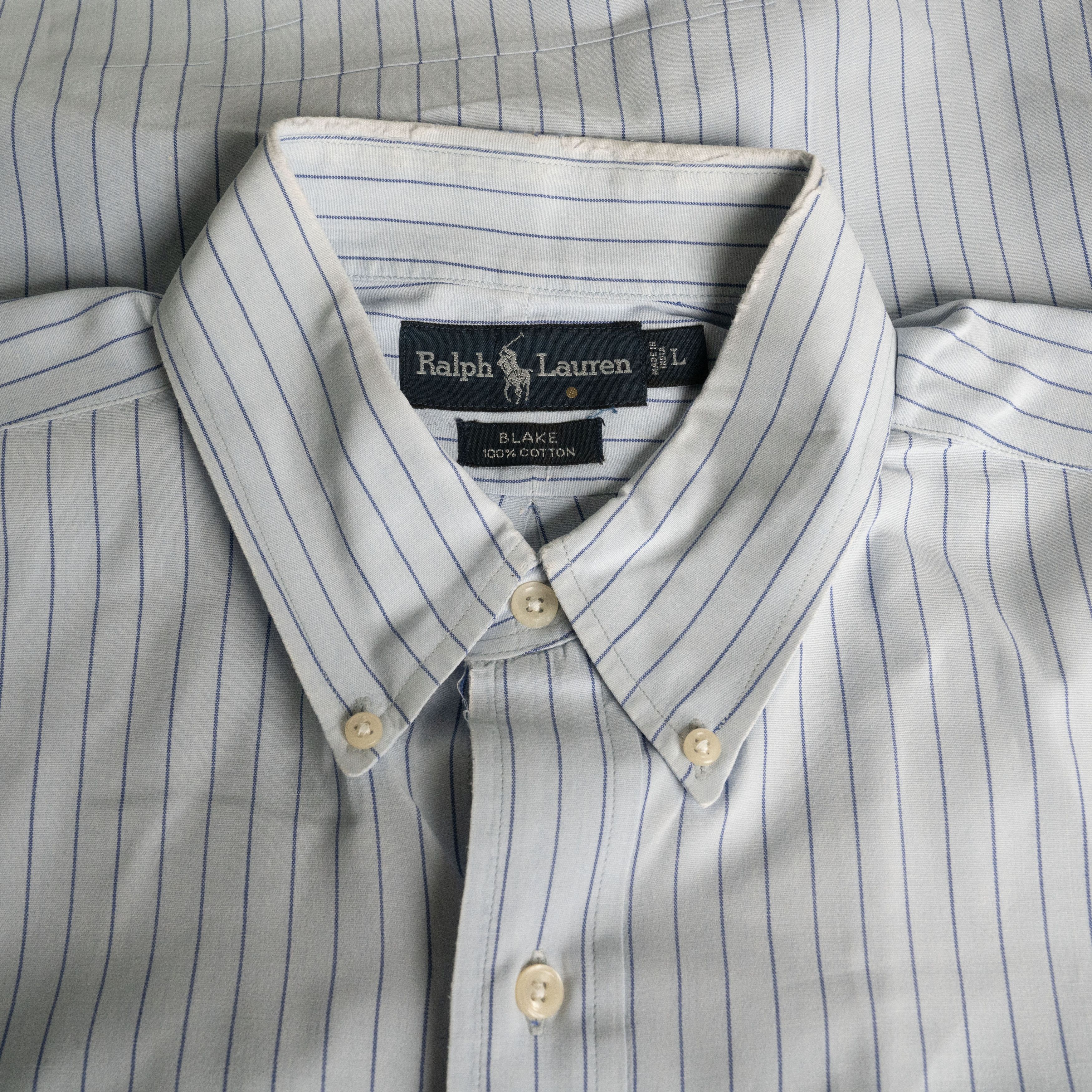 Polo Ralph Lauren Vintage 1990's Polo Ralph Lauren Short Sleeve Button Shirt Size US L / EU 52-54 / 3 - 4 Thumbnail
