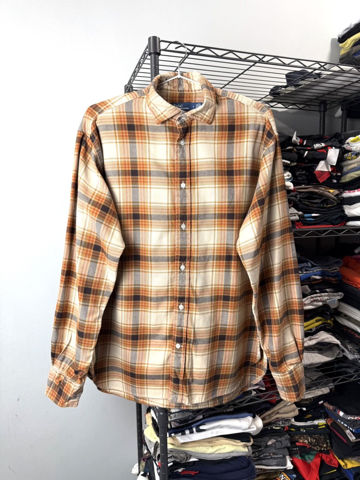 Polo Ralph Lauren Polo Ralph Lauren Checkered Flannel Plaid Shirt Size S / US 4 / IT 40 - 1 Thumbnail