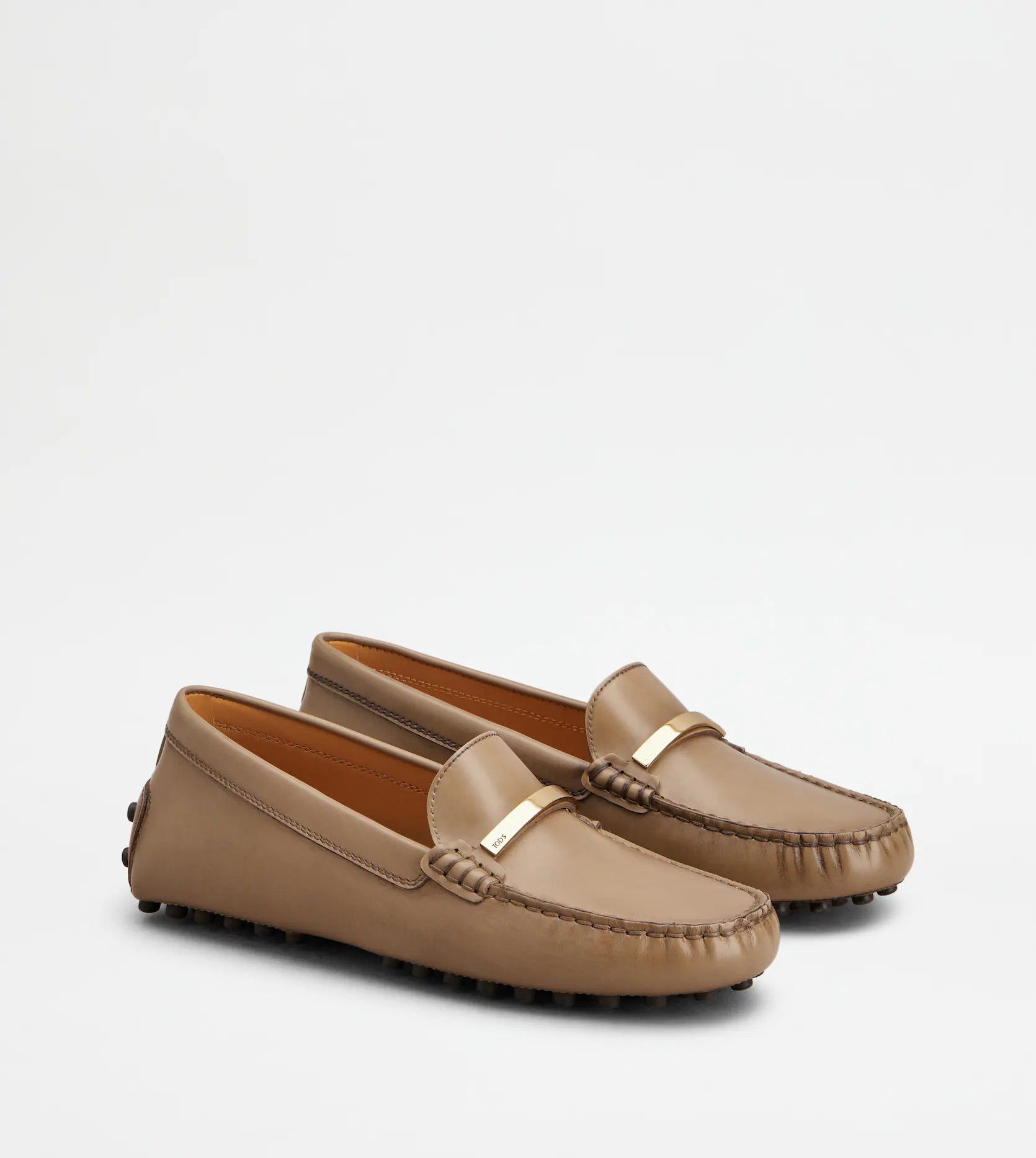 Tod's o1s22i1n0325 Leather Driving Loafers in Brown Size US 8 / IT 38 - 3 Thumbnail