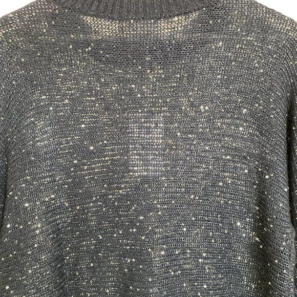 Other Lovers + Friends Desert Nights Midnight Blue Sequin Sweater Size XXS / US 00 / IT 34 - 8 Thumbnail