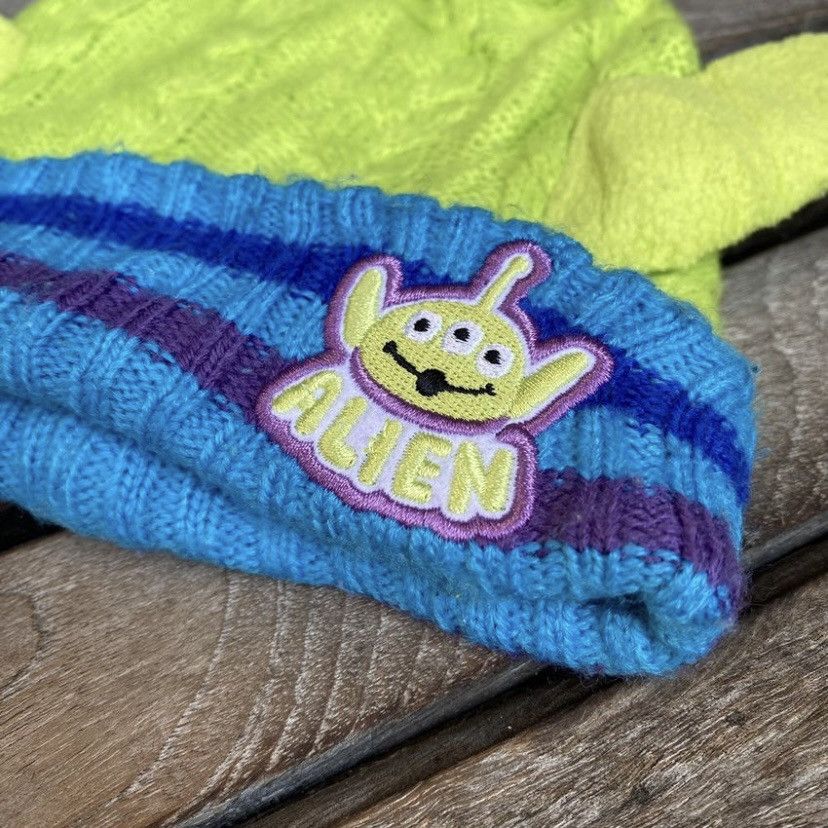 Disney × Japanese Brand × Vintage Little green man Toy Story unique beanie hat Size ONE SIZE - 4 Thumbnail