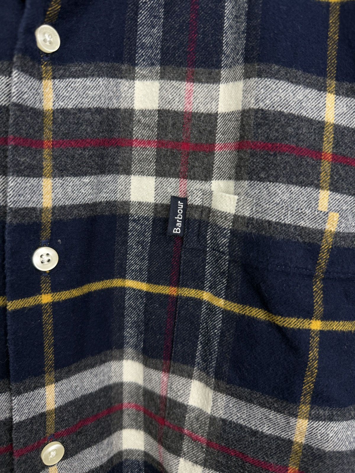 Barbour 🇬🇧 Y2K Barbour Camicia in Calda Flannel Shirt Rare Retro Hype Size US XL / EU 56 / 4 - 6 Thumbnail