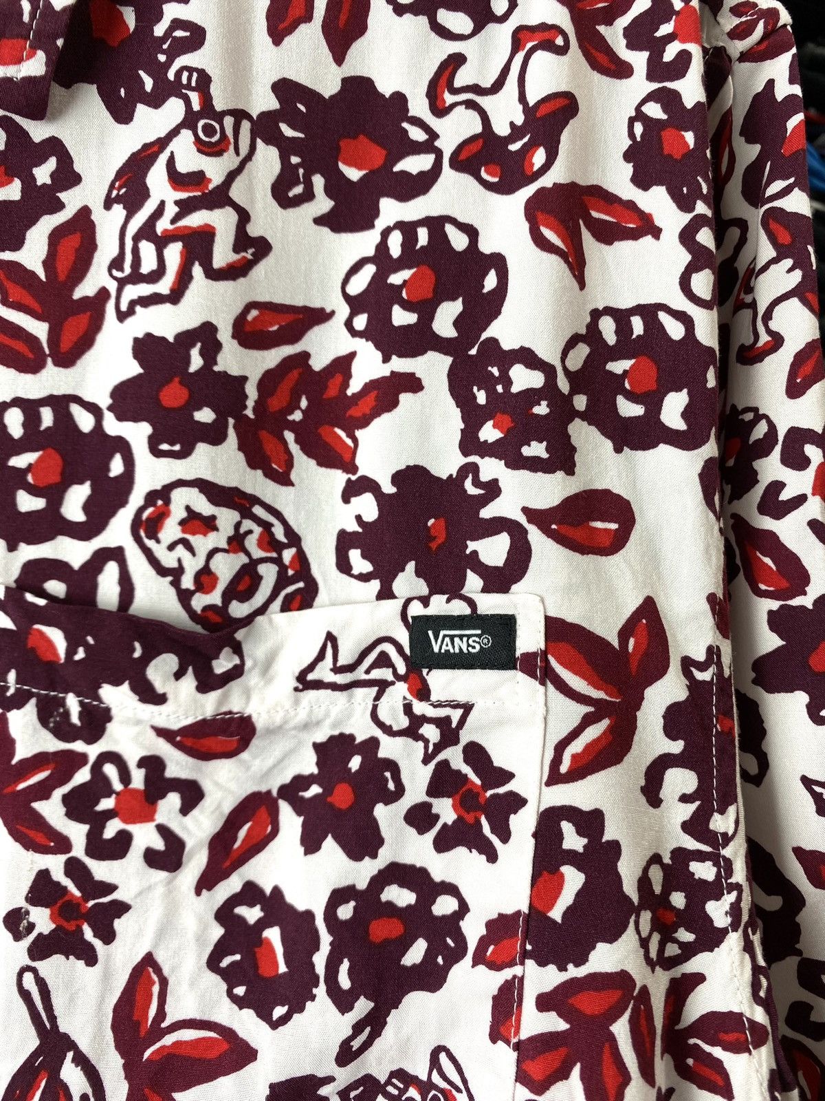Vans Vans Abstract Art Viscose Shirt LSD Weed Psychedelic Size US XL / EU 56 / 4 - 8 Thumbnail
