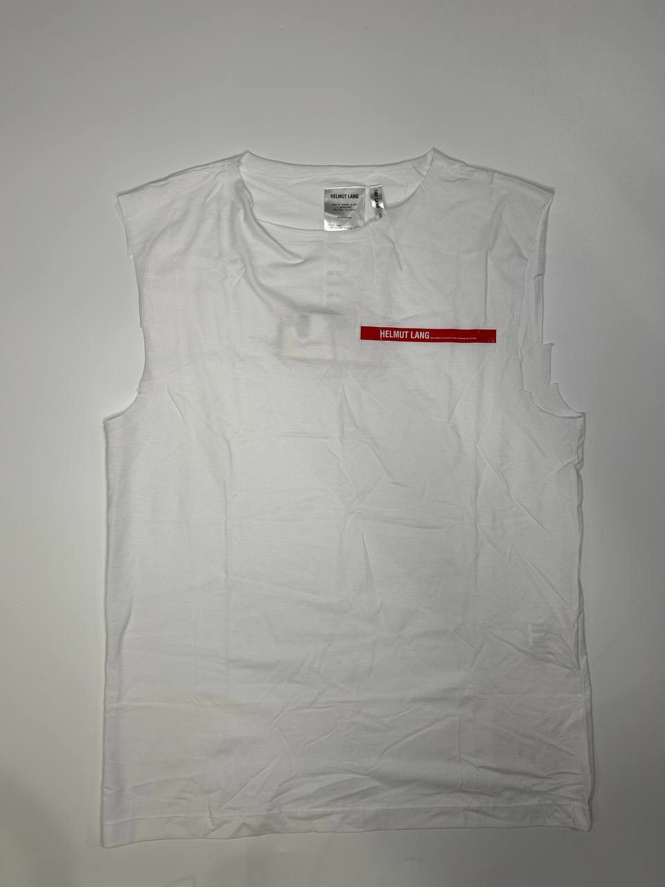 Helmut Lang Helmut Lang Red logo Tank Top (1451) Size US XS / EU 42 / 0 - 1 Thumbnail