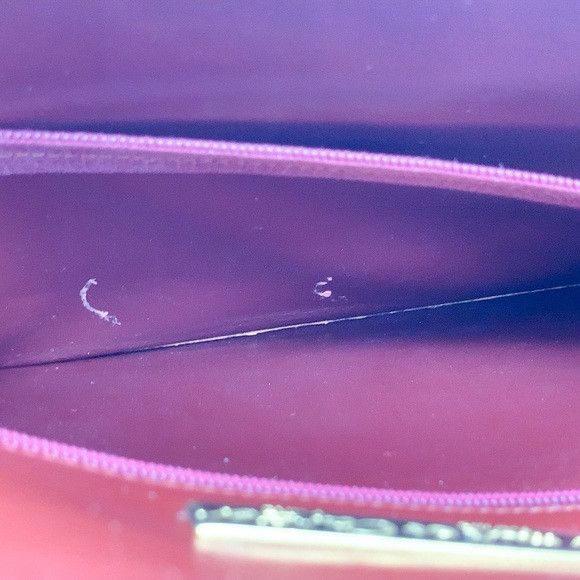 Cartier Cartier Deep Red Leather Envelope Clutch Size ONE SIZE - 8 Thumbnail