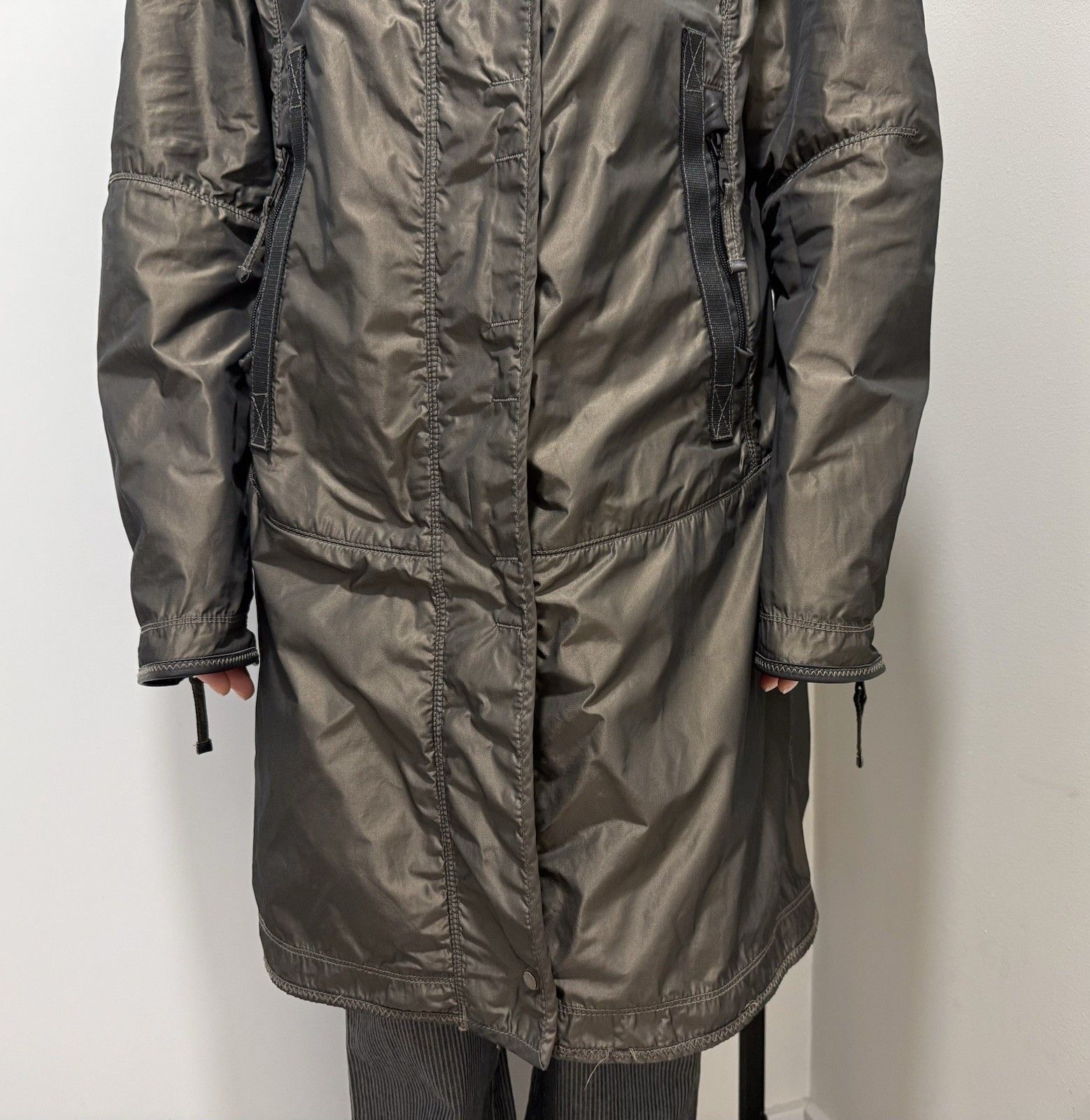 Parajumpers DDP Womens Parajumpers Light Parka Nylon Jacket Long XL Size XL / US 12-14 / IT 48-50 - 8 Thumbnail