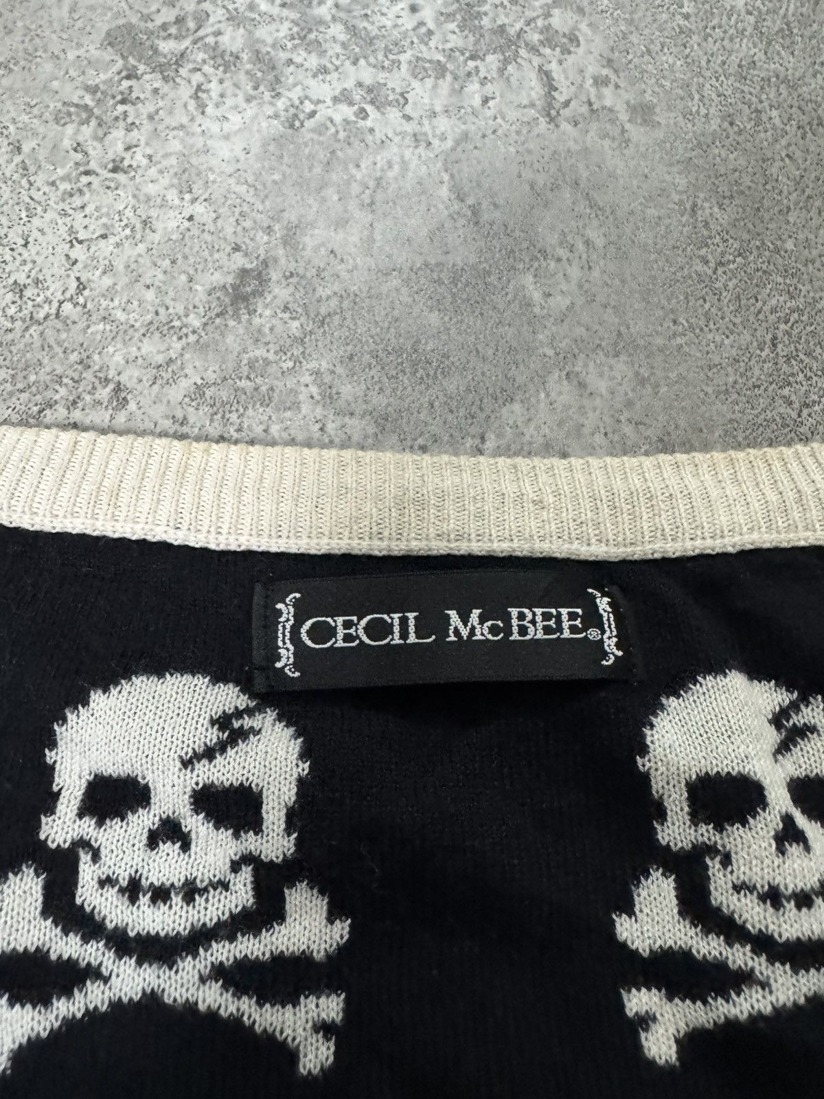 Japanese Brand CECIL MC BEE WITH SKULL & LOVE CARDIGAN TO WOMAN Size M / US 6-8 / IT 42-44 - 5 Thumbnail