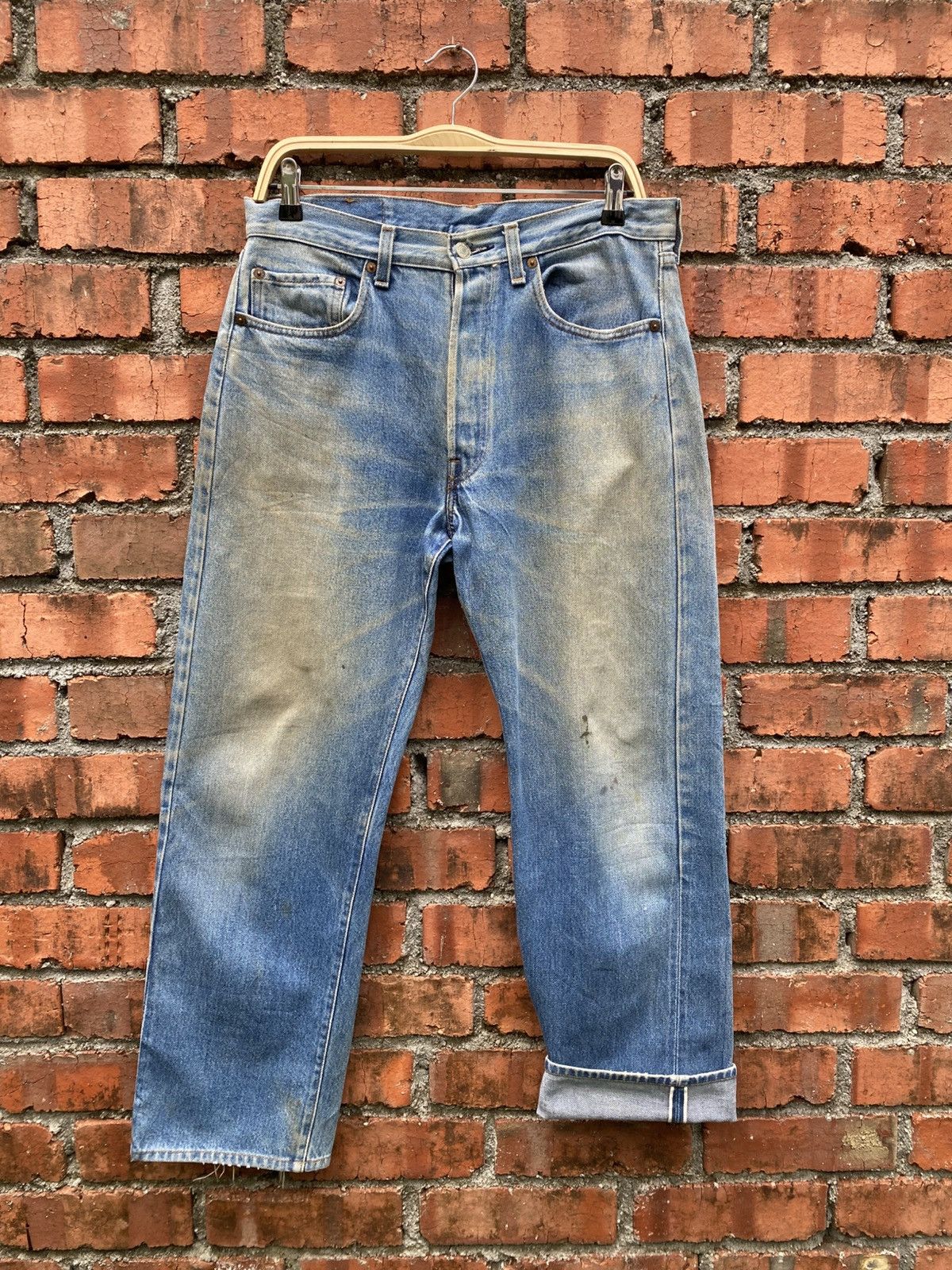Levi's Vintage Clothing W33x28 Vintage levi's 501 redline made in USA Size US 33 - 1 Thumbnail