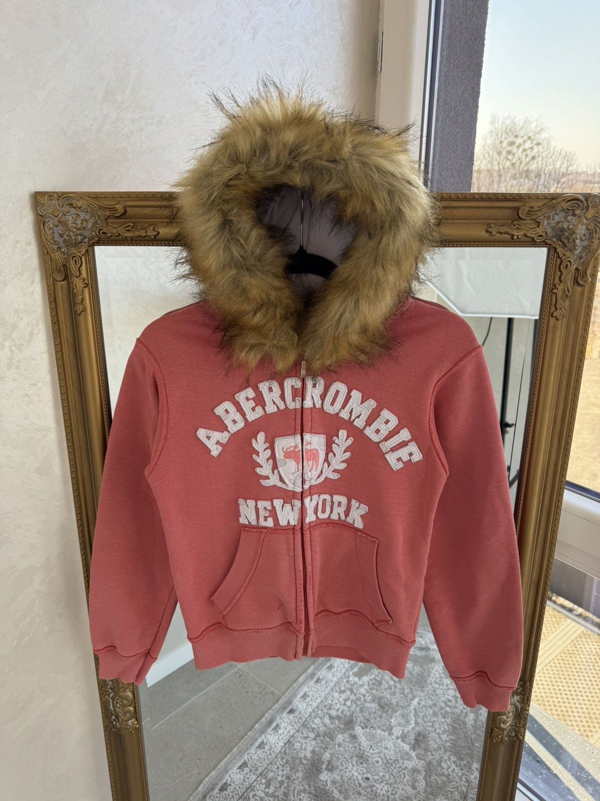 Abercrombie & Fitch Abercrombie & Fitch Zip Fur Hoodie if six was nine LGB style Size M / US 6-8 / IT 42-44 - 2 Thumbnail