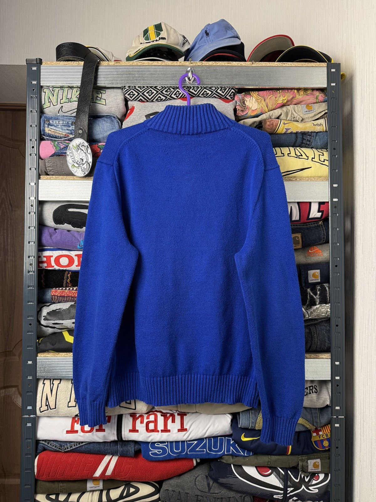 Polo Ralph Lauren Vintage Polo Ralph Lauren 1/4 Zip Knit Sweater Old Money Size US L / EU 52-54 / 3 - 2 Thumbnail