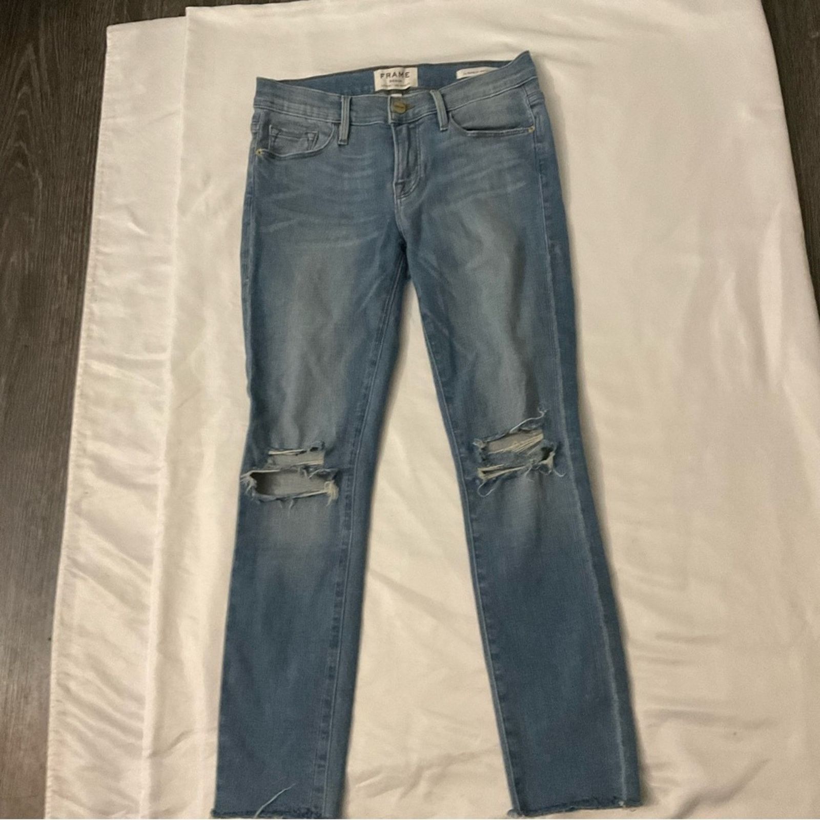 Frame FRAME Denim Waterloo Le Skinny de Jeanne Crop 26 Size 26" / US 2 / IT 38 - 3 Thumbnail
