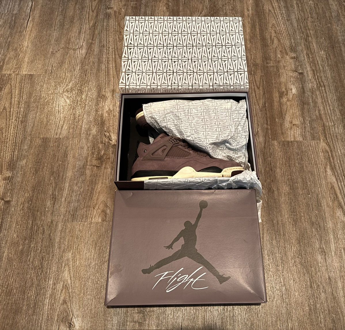 A Ma Maniere × Jordan Brand Air Jordan 4 A Ma Maniére Violet Ore Size US 13 / EU 46 - 6 Thumbnail