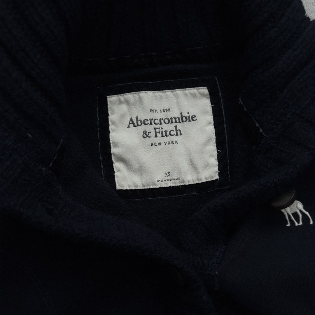 Abercrombie & Fitch ABERCROMBIE & FITCH CROPPED ZIPPER CARDIGAN KNIT COLLAR Size XS / US 0-2 / IT 36-38 - 5 Thumbnail