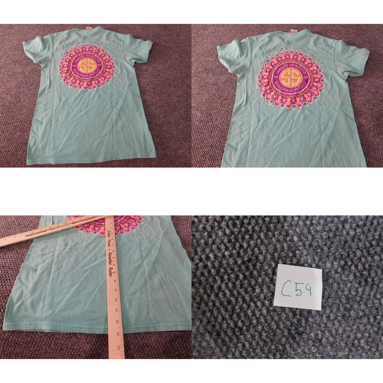 Vintage Simply Southern Shirt S Men Blue Logo Graphic Pineapple Classic T-Shirt Crew Neck Short Sleeve Cotton Knit Logo Vintage No Size US S / EU 44-46 / 1 - 8 Thumbnail