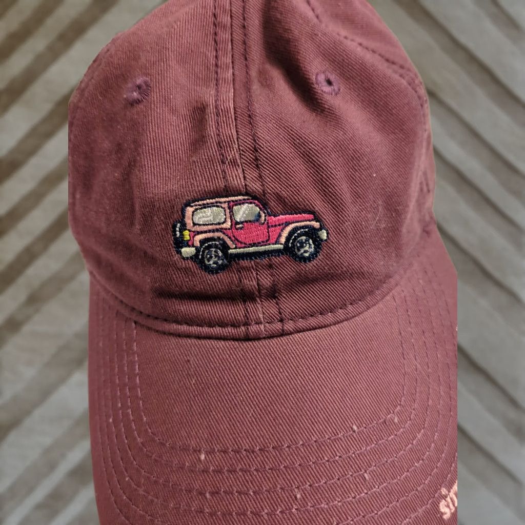 Pinko Simply Southern Pink 4x4 Hat Script Logo Golf Beach Vacation Run Sport Cap Adjustable Baseball Cap Women Womens • Multicolor Cotton Hat Size ONE SIZE - 1 Thumbnail