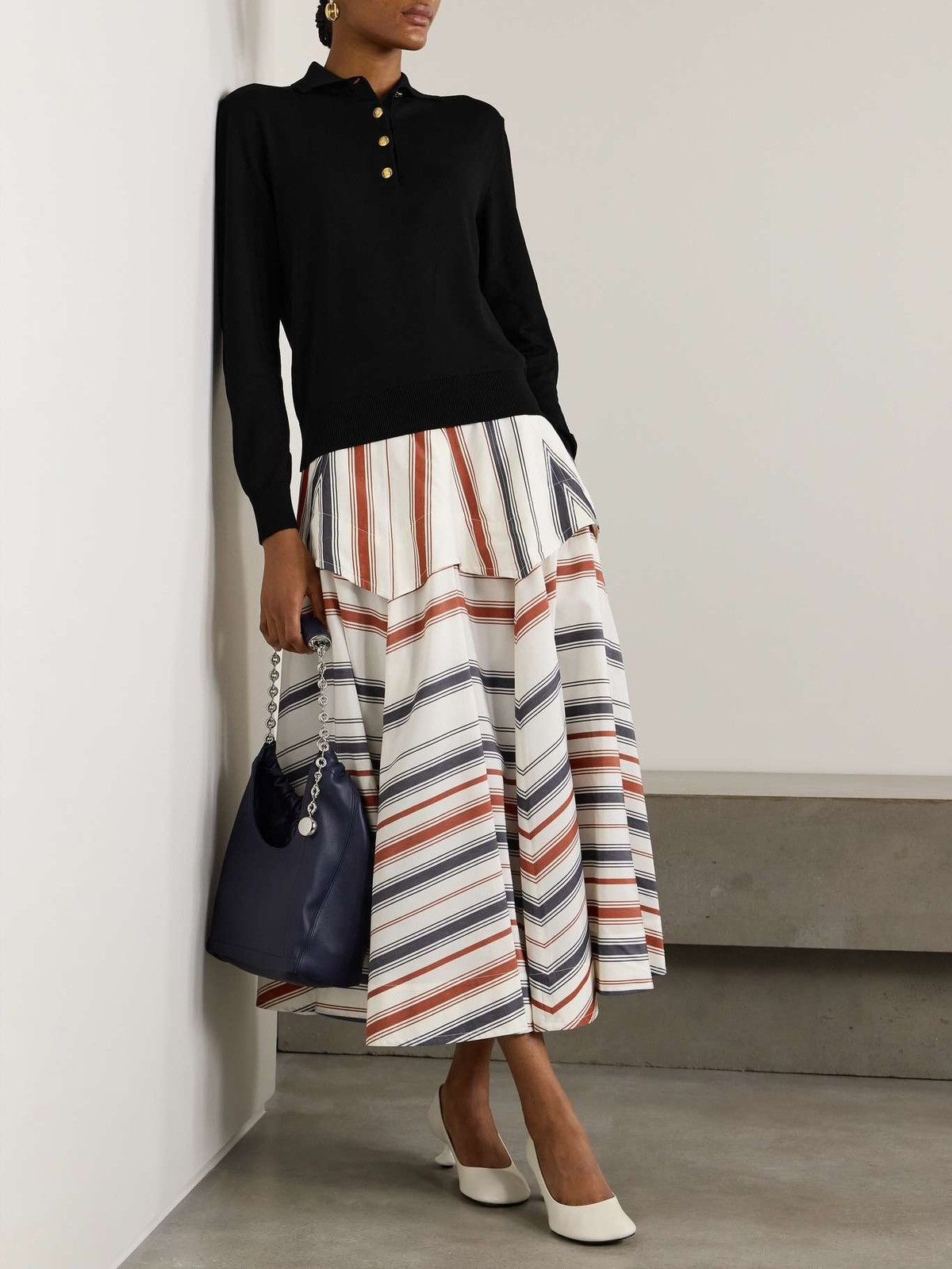 Other BLAZÉ MILANO Alegria Silk And Cotton-Blend Sweater Size M / US 6-8 / IT 42-44 - 2 Thumbnail