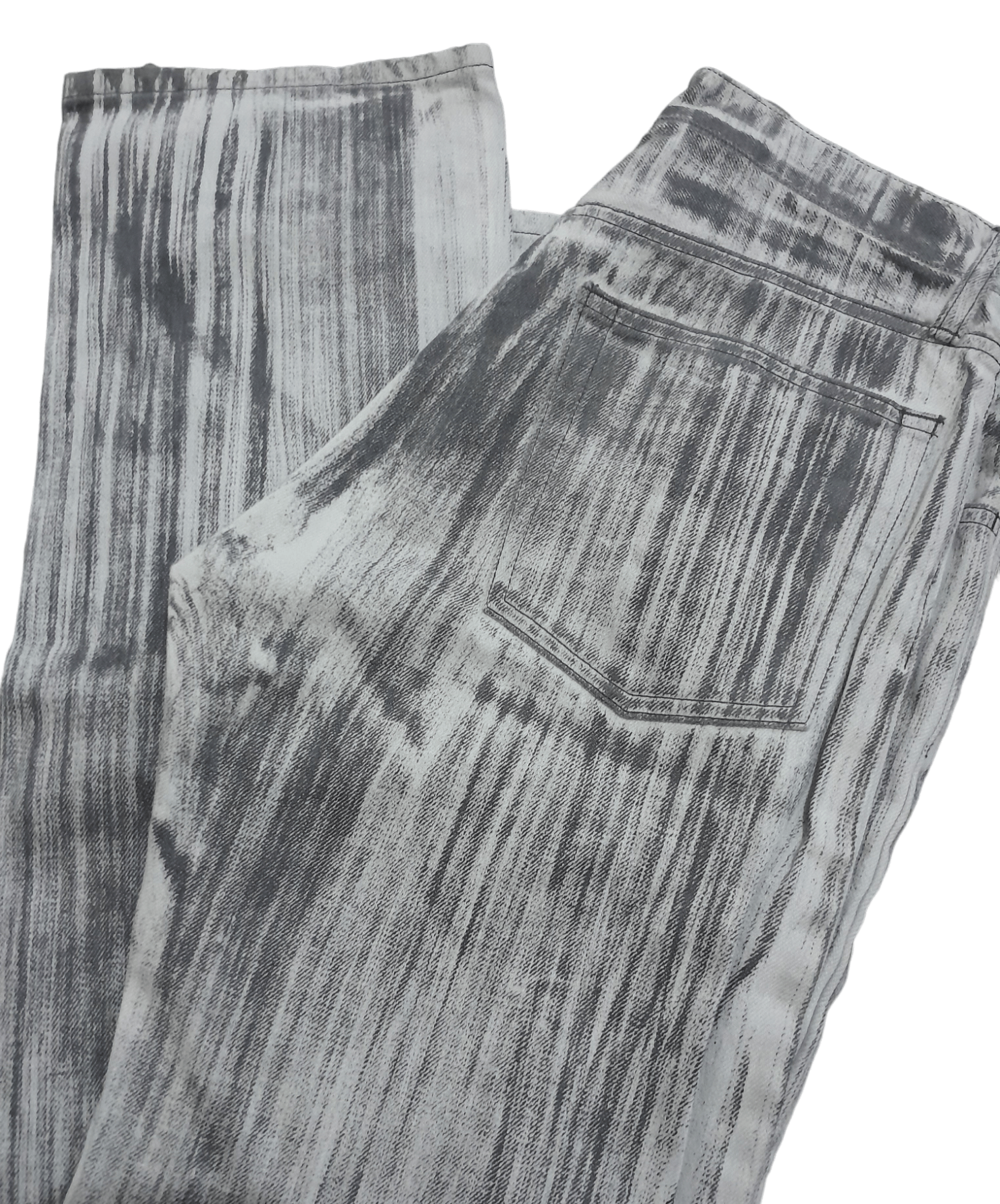 20471120 × Beauty Beast × Japanese Brand Edge rupert dirt brushed printed denim pants Size US 29 - 5 Thumbnail