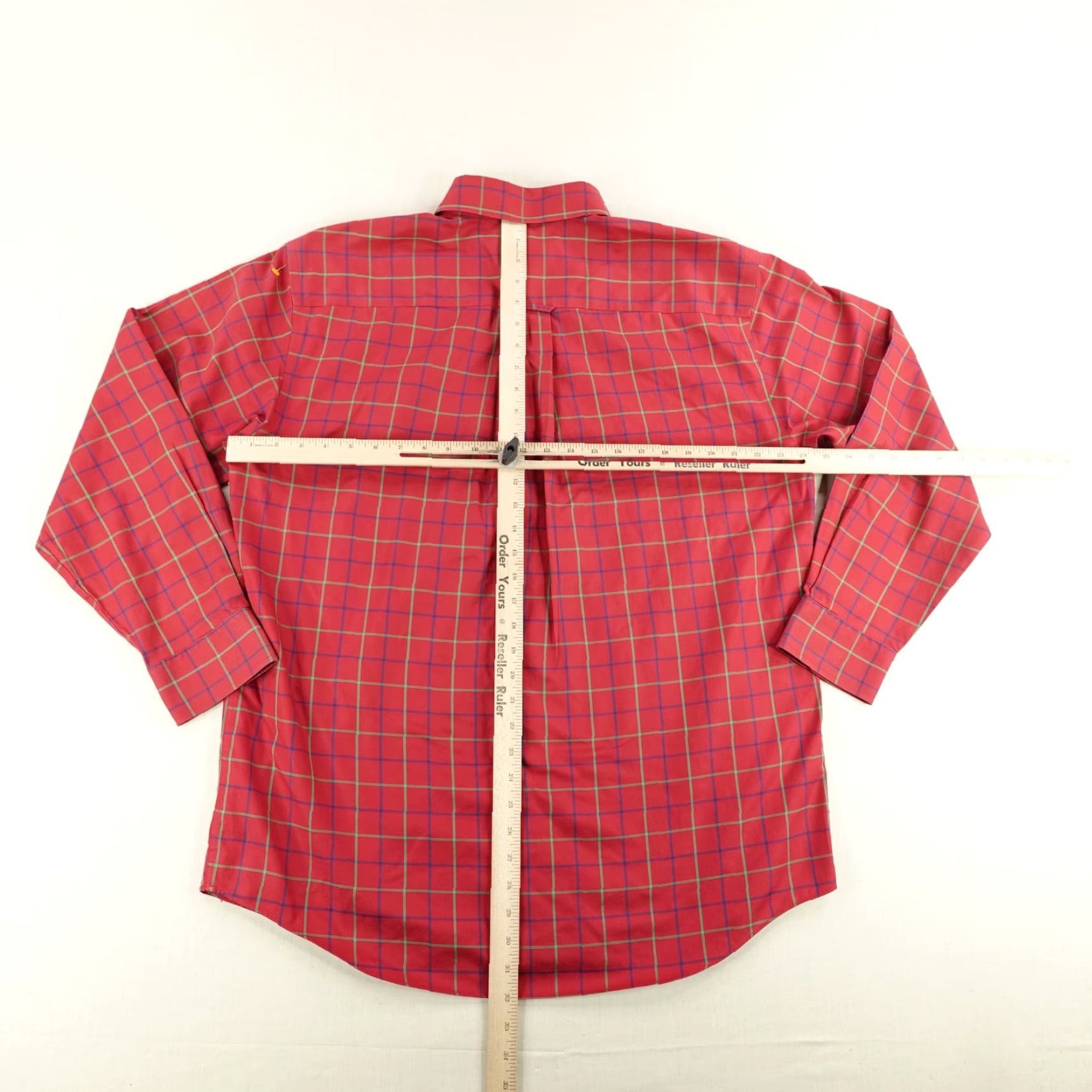Orvis VINTAGE Orvis Shirt Mens Large Red Green Plaid Button-Up Long Sleeve Cotton Outdoor Classic Size US L / EU 52-54 / 3 - 5 Thumbnail