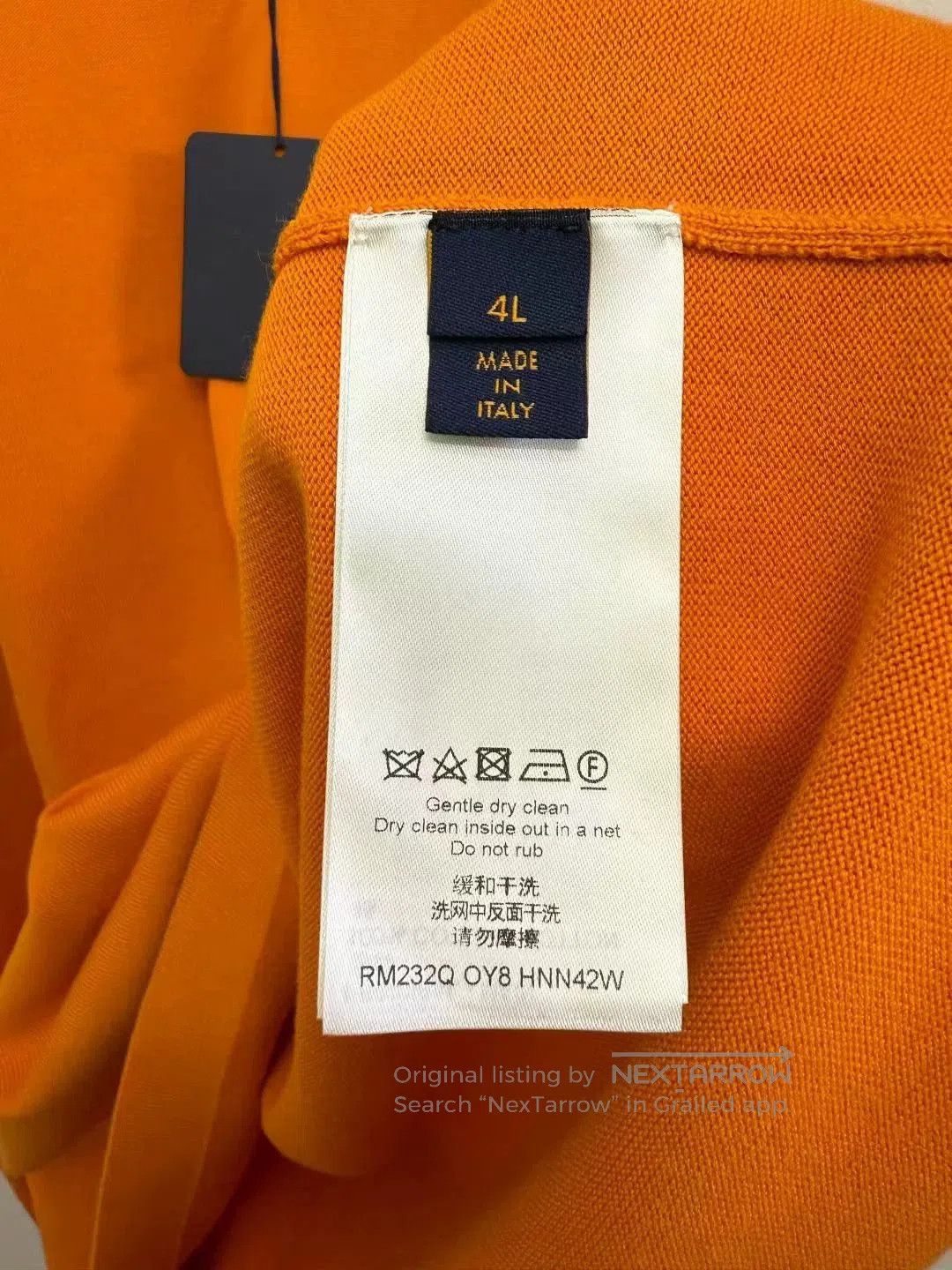 Louis Vuitton louis vuitton orange embroidered short sleeve shirt. Size US XXL / EU 58 / 5 - 3 Thumbnail