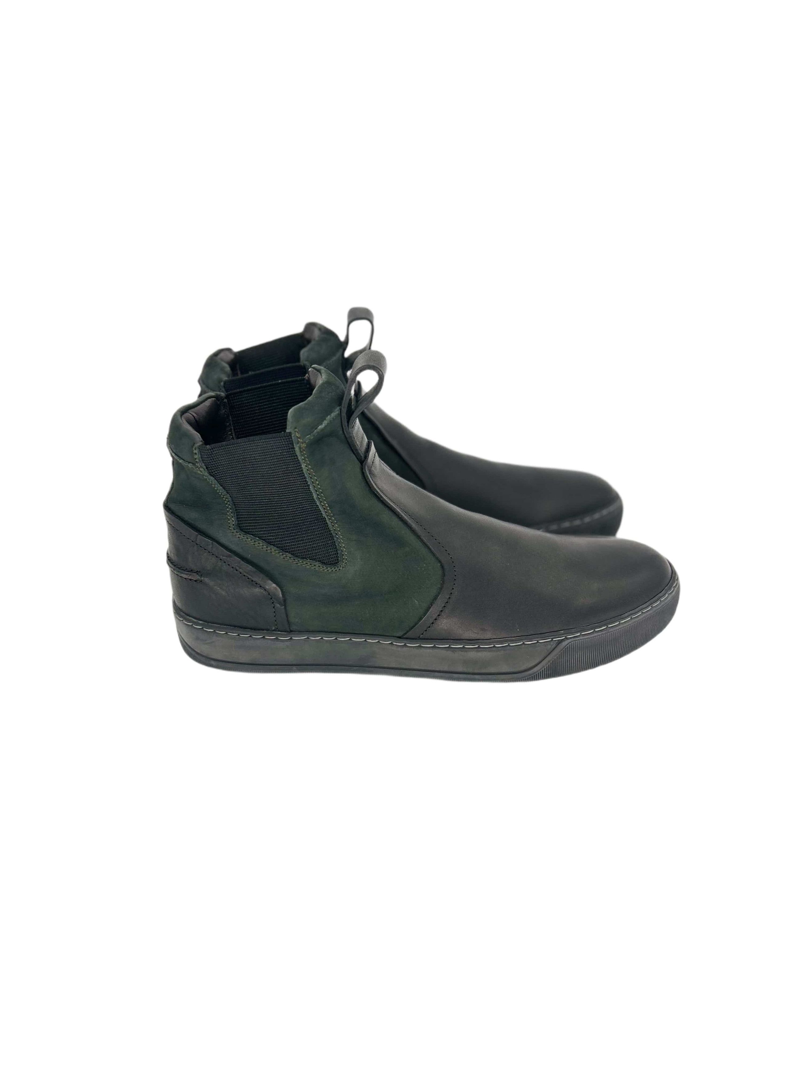 Lanvin Lanvin Grey 'Chelsea Boot' Style Hi - Top Sneaker Size US 8 / EU 41 - 2 Thumbnail