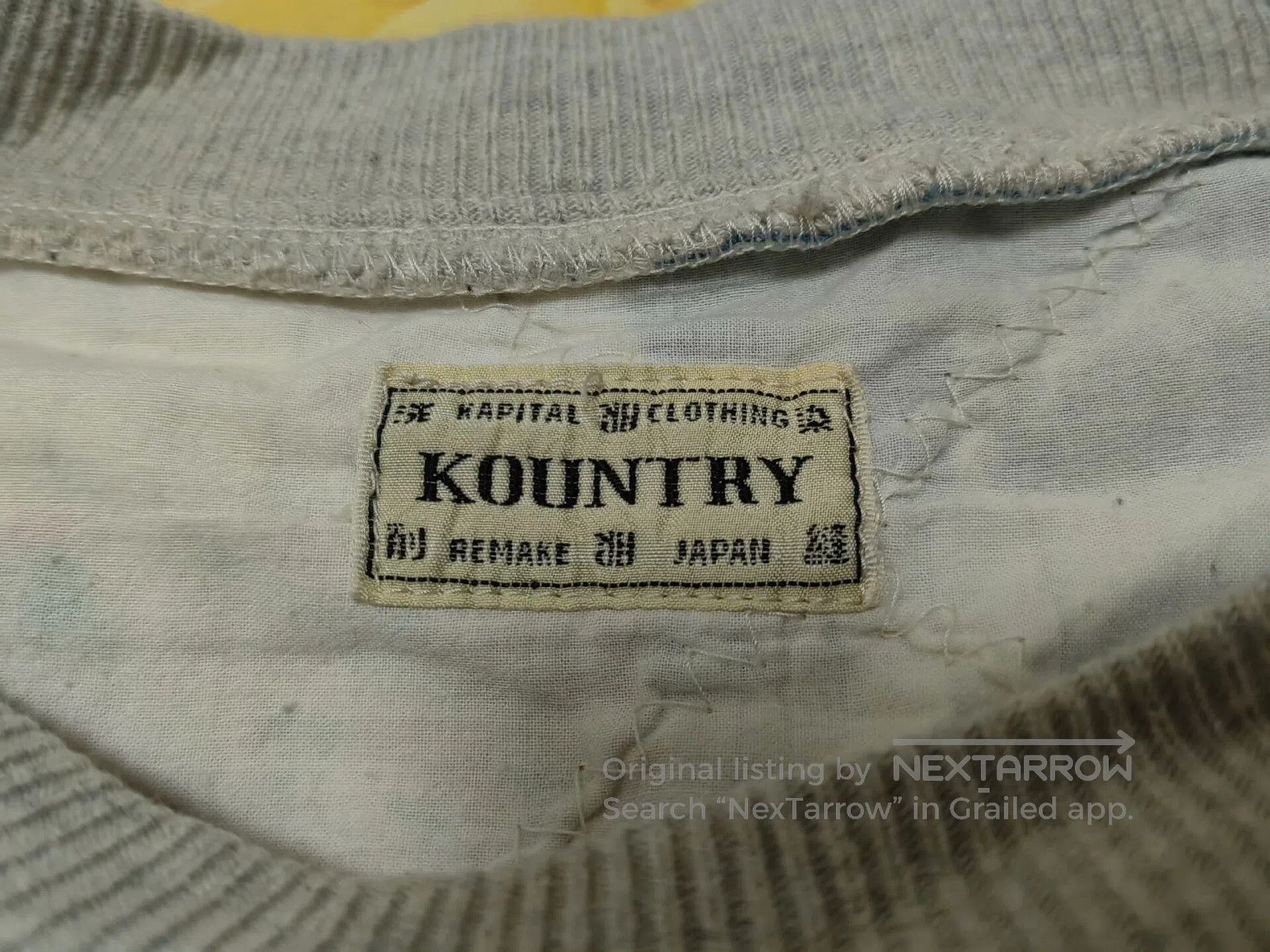 Kapital kapital kountry embroidered patchwork sweatshirt. Size US L / EU 52-54 / 3 - 5 Thumbnail