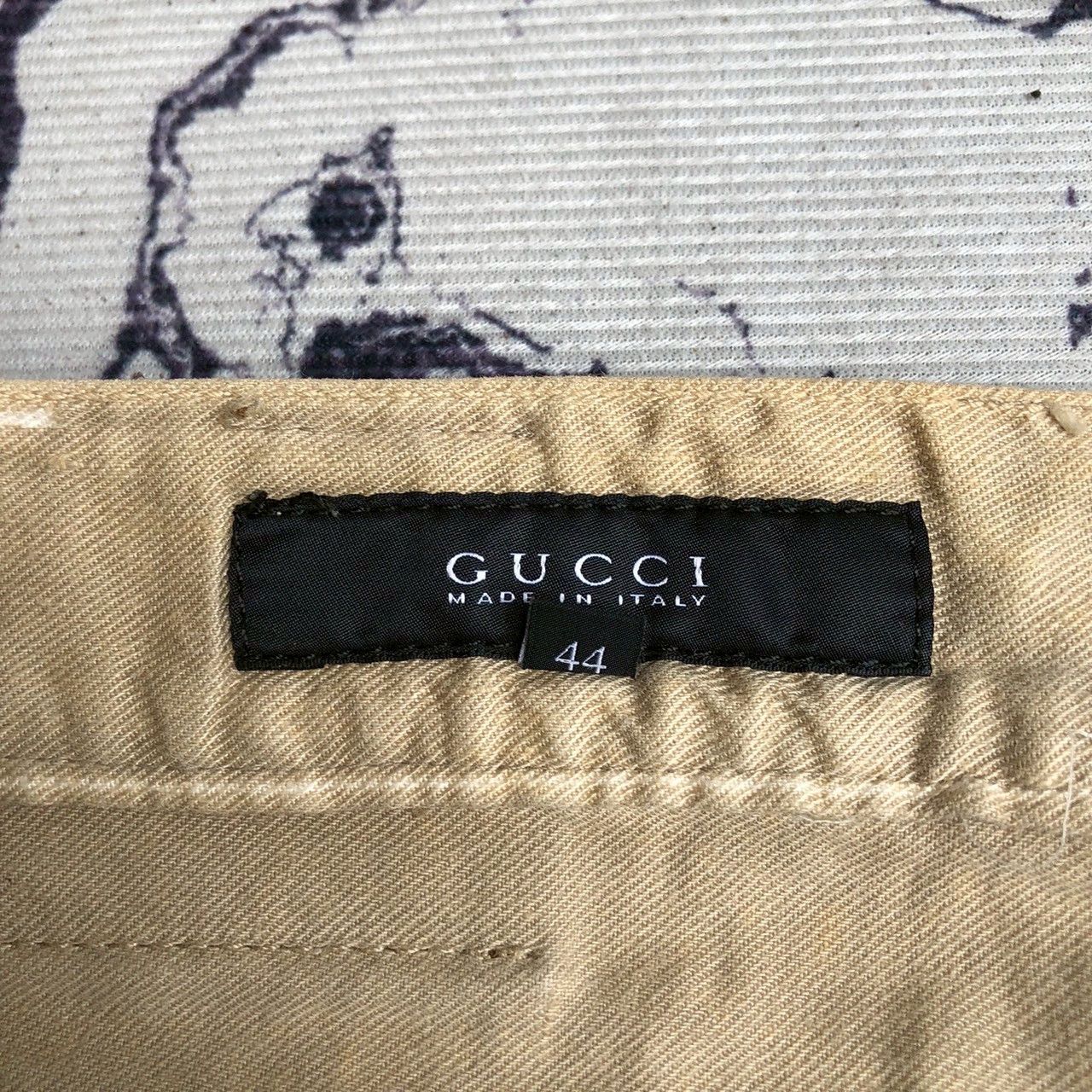 Gucci Gucci Boyfriend Fit Beige Cotton Chino Pants Size US 32 / EU 48 - 9 Thumbnail