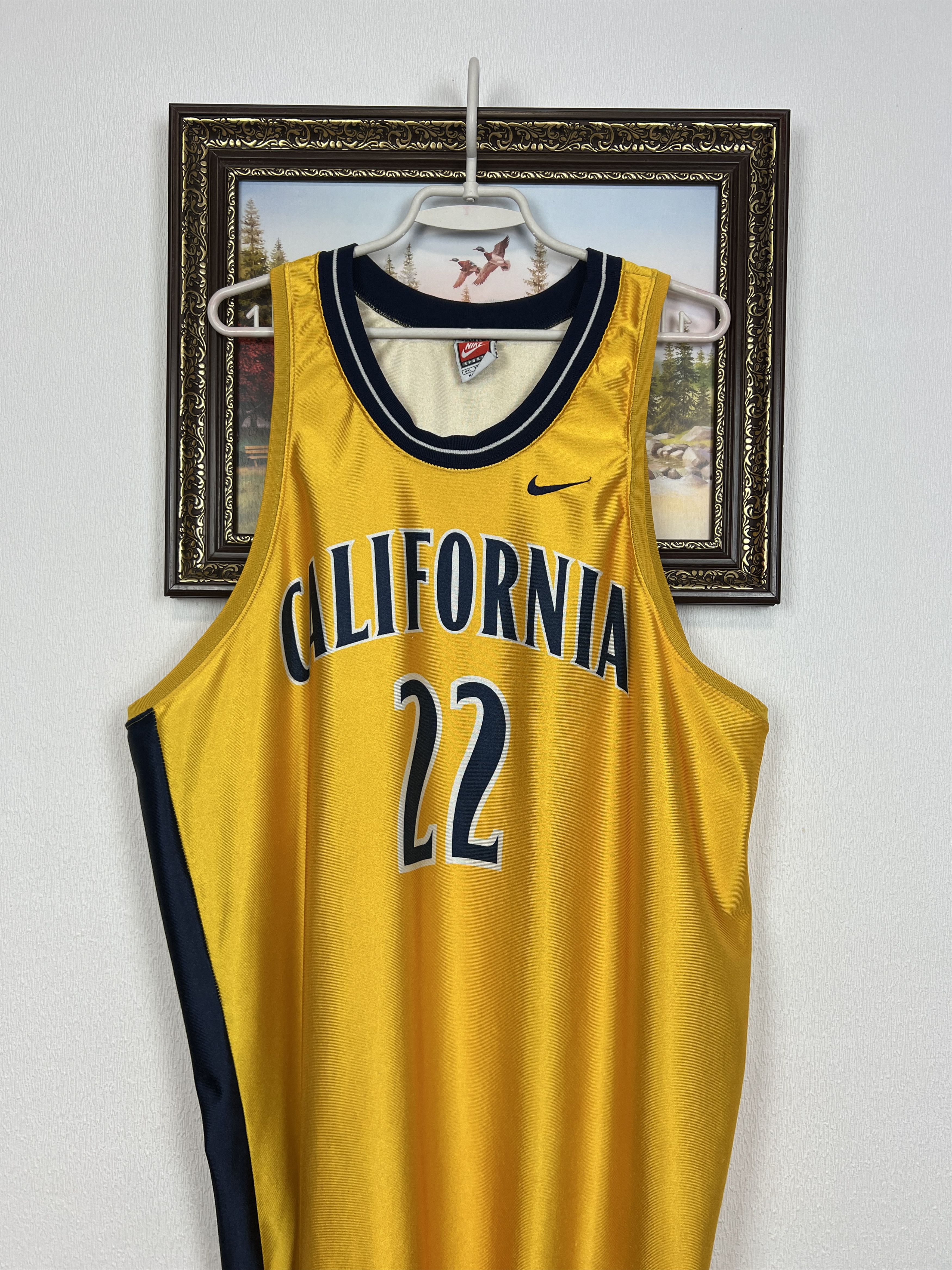 Nike Vintage Nike Cal Berkeley Bears Jersey Gray California Tee Size US XXL / EU 58 / 5 - 2 Thumbnail