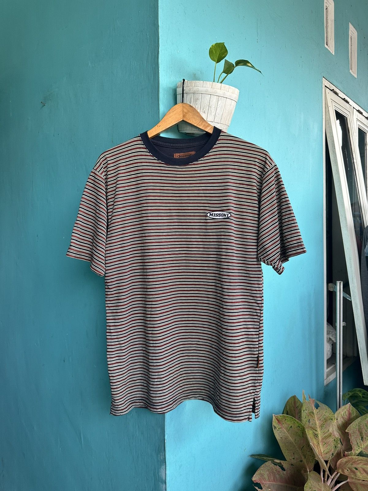 image of Missoni Striped Tee, Men's (Size Large)