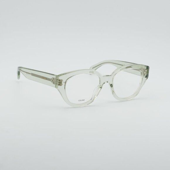 Celine Celine CL50132I 093 Eyeglasses Shiny Light Green 51mm Size ONE SIZE - 7 Thumbnail