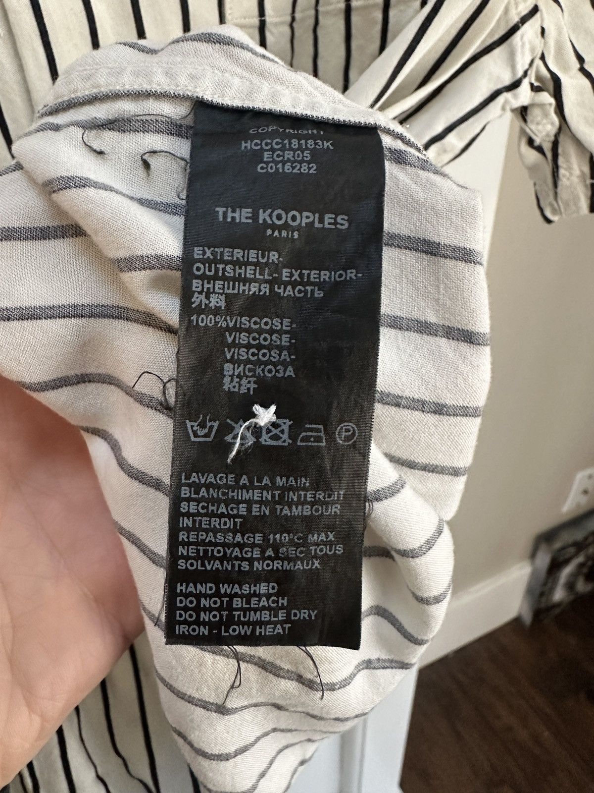 The Kooples Striped Short Sleeve shirt Size US S / EU 44-46 / 1 - 5 Thumbnail