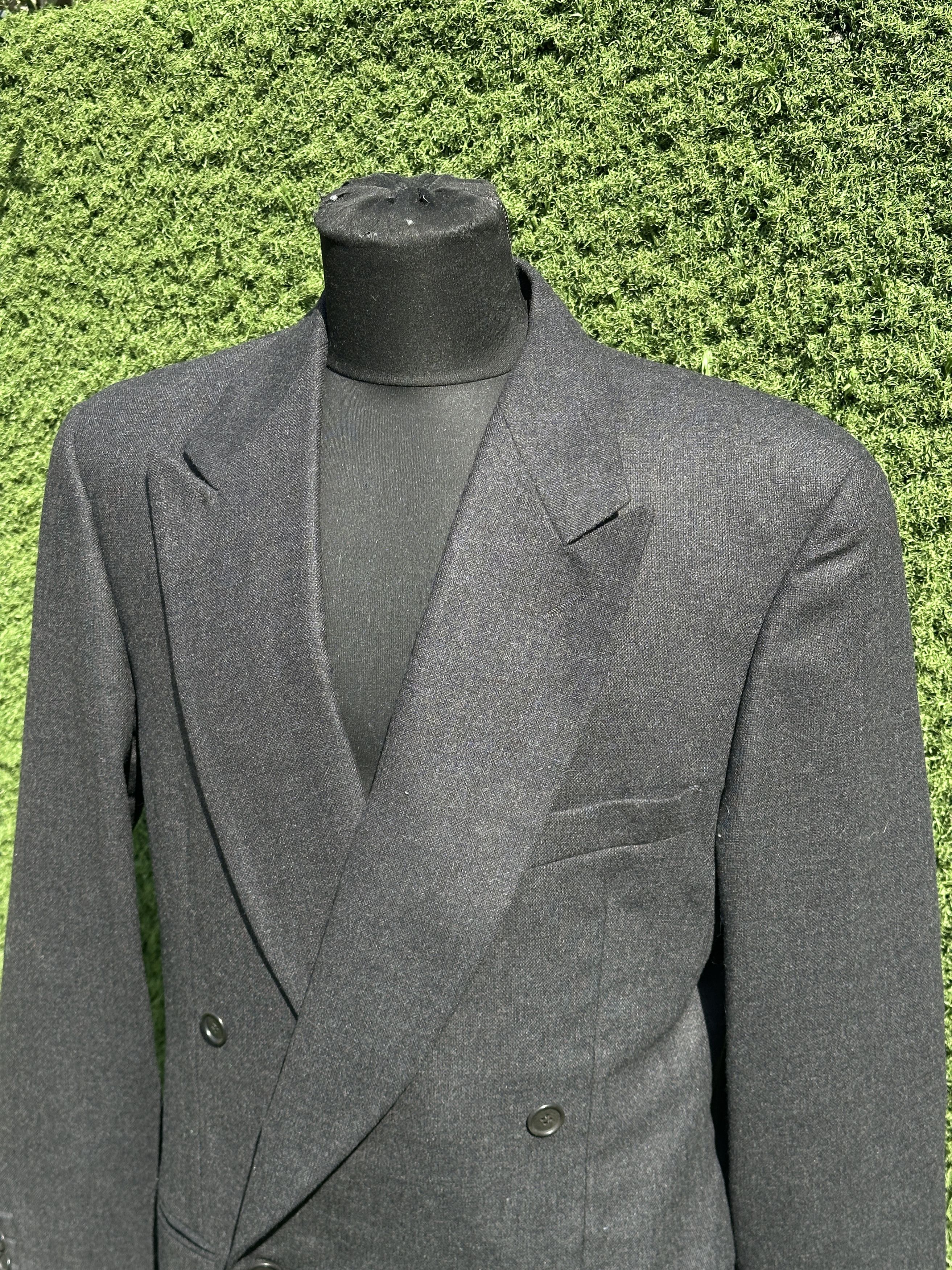 Giorgio Armani Giorgio Armani Black Label Wool Cashmere Double Breasted 50 Size 50R - 11 Thumbnail