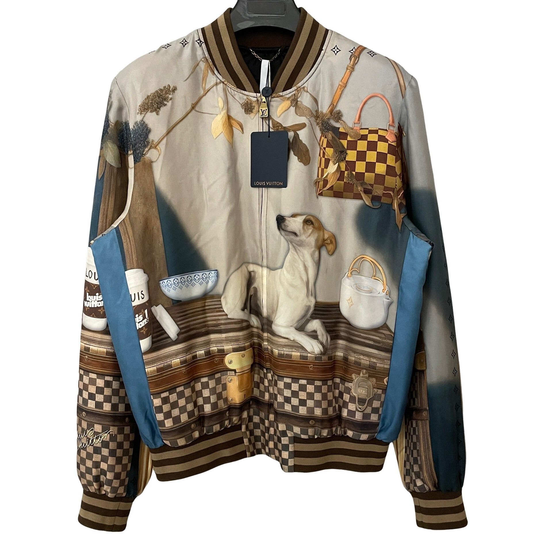 Louis Vuitton Louis Vuitton Silk Graphic Sukajan Jacket Size 50 Size US M / EU 48-50 / 2 - 1 Thumbnail