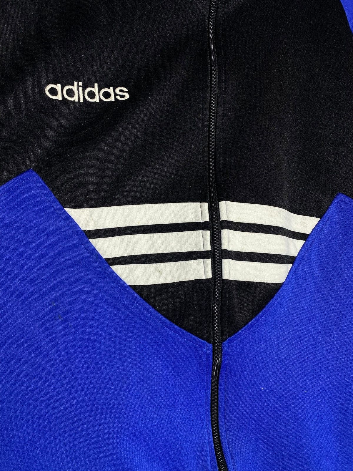 Adidas Vintage 90s Adidas Full Zip Track Top Training Jacket Size US XL / EU 56 / 4 - 4 Thumbnail