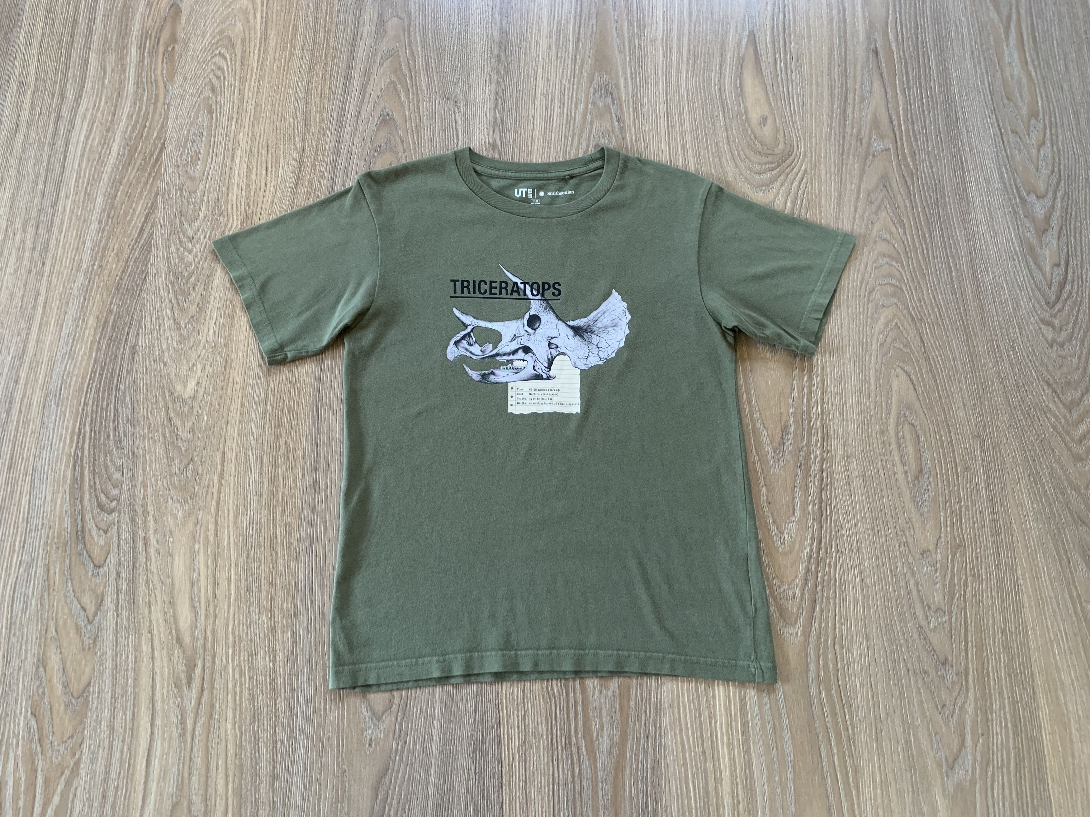Uniqlo Uniqlo Triceratops Kids Printed T-Shirt Size US XXS / EU 40 - 1 Thumbnail