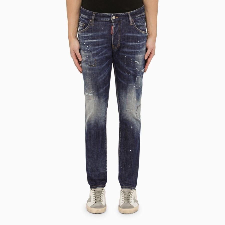 image of Dsquared2 O1D2Blof0324 Jeans In Blue, Men's (Size 40)