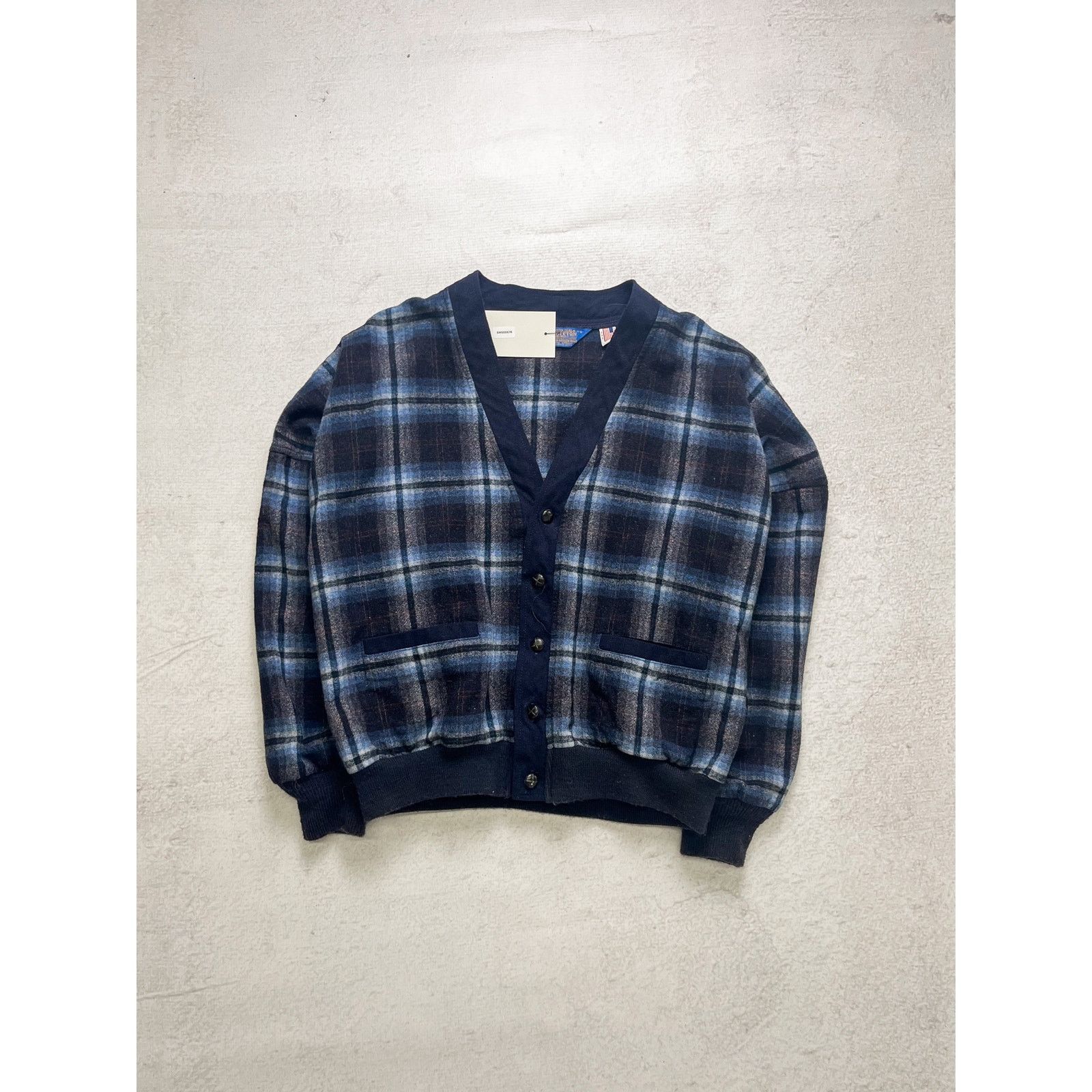 Pendleton Vintage 90s Pendleton Blue Sweater - Women's Medium Size M / US 6-8 / IT 42-44 - 1 Thumbnail
