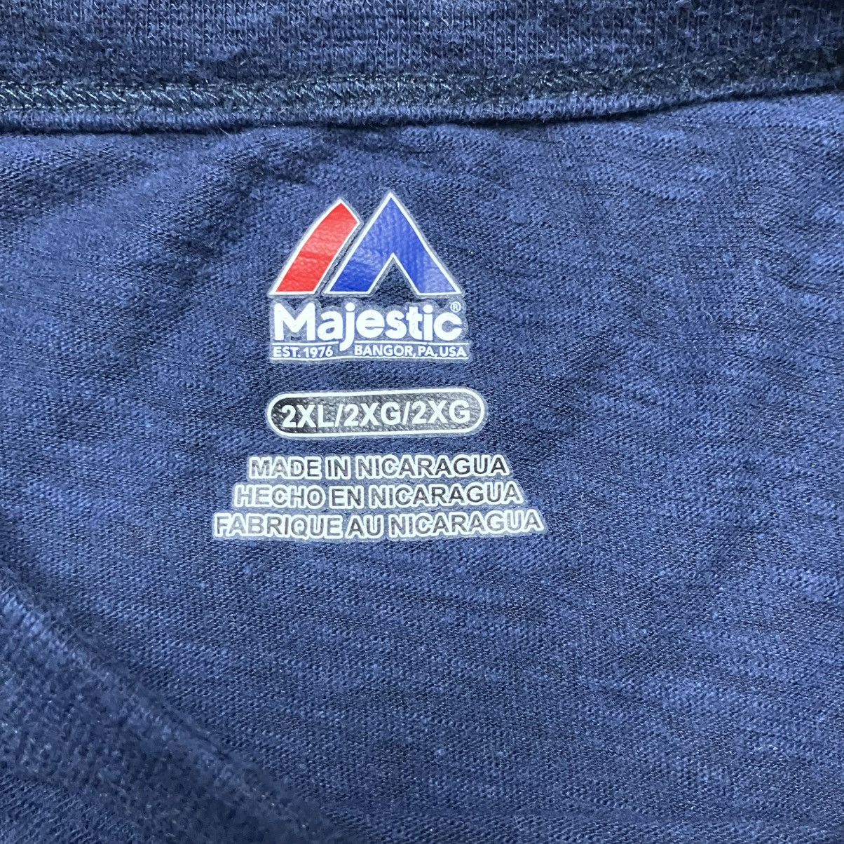 MLB × Majestic × New York Yankees Majestic Athletic New York Yankees Graphic T Shirt Navy Blue Size US XXL / EU 58 / 5 - 4 Thumbnail