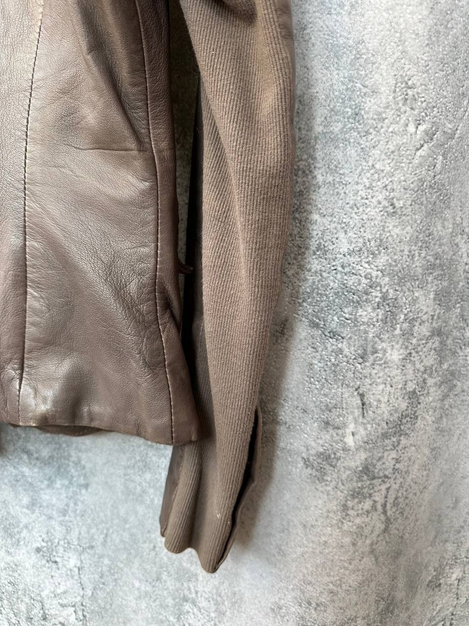 Leather × Muubaa × Vintage Muubaa Futura Leather Jacket in Steel Grey Avant-Garde Size M / US 6-8 / IT 42-44 - 12 Thumbnail