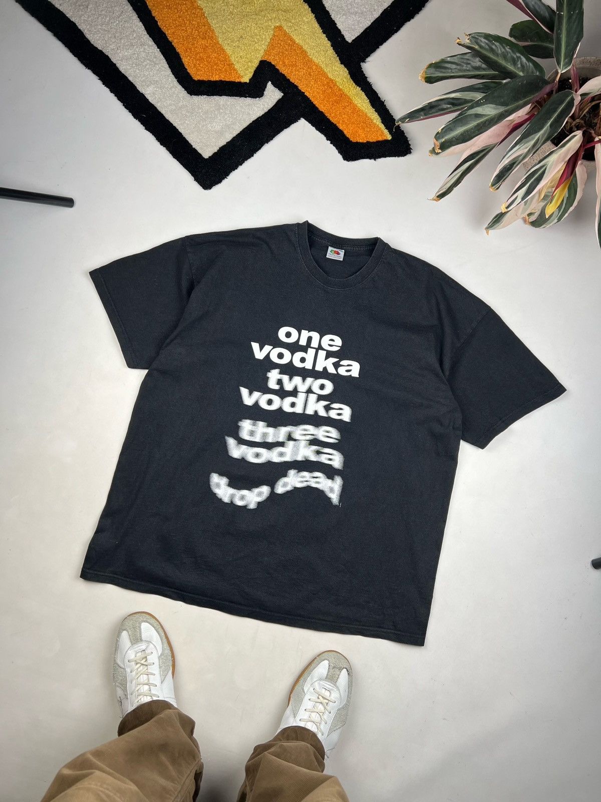 Other Humor Tee “One vodka two vodka three vodka drop dead” Size US XXL / EU 58 / 5 - 1 Thumbnail