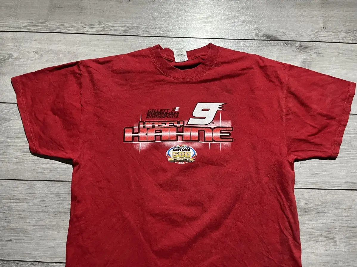 Daytona Kasey Kahne Budweiser NASCAR Racing 2008 Daytona 500 t-shirt Size US XL / EU 56 / 4 - 3 Thumbnail