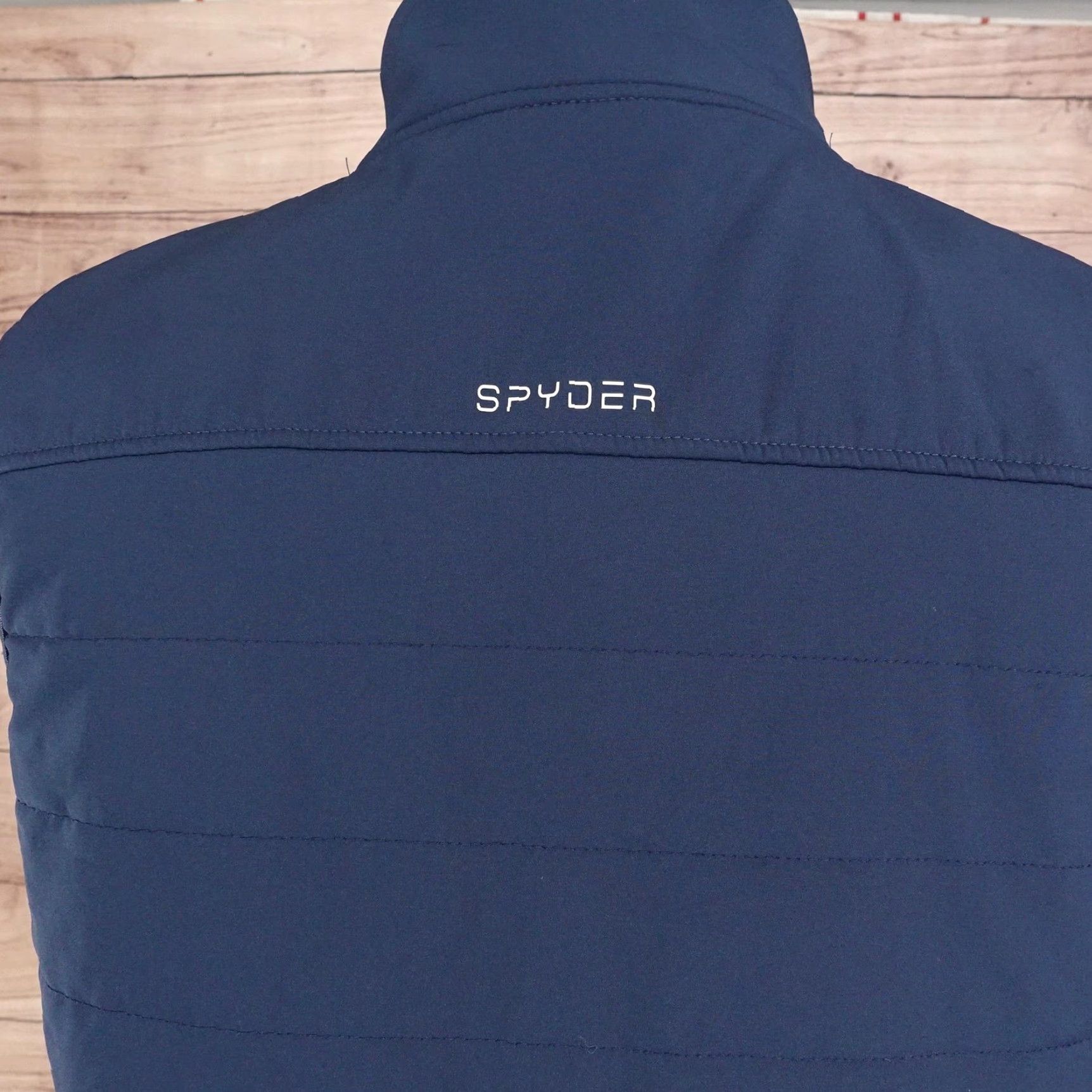Spyder Spyder Vest Womens 2XL Navy Blue Full Zip Lightweight Outdoor Insulated Logo Size XXL / US 16-18 / IT 52-54 - 6 Thumbnail