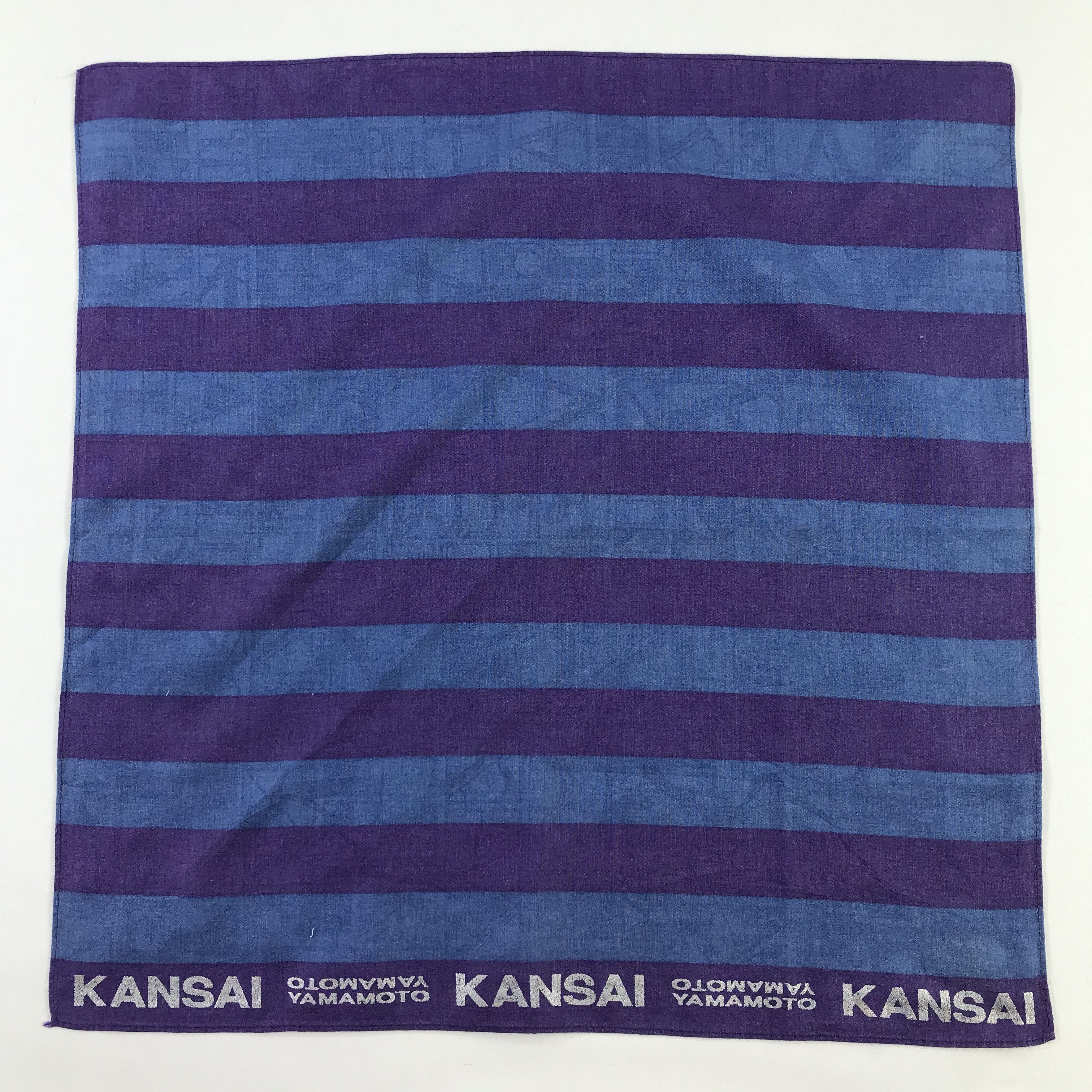 Kansai Yamamoto × Vintage Kansai Bandana / Handkerchief / Neckerchief - S805 Size ONE SIZE - 1 Thumbnail