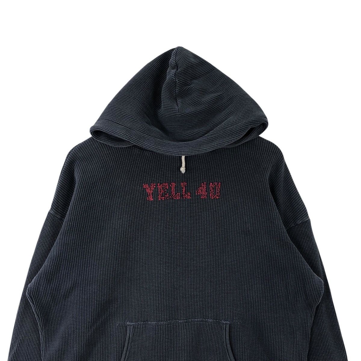 Indigo Japanese Brand RNA INDIGO Faded Yell 40 Hoodie Pullover Size US M / EU 48-50 / 2 - 2 Thumbnail