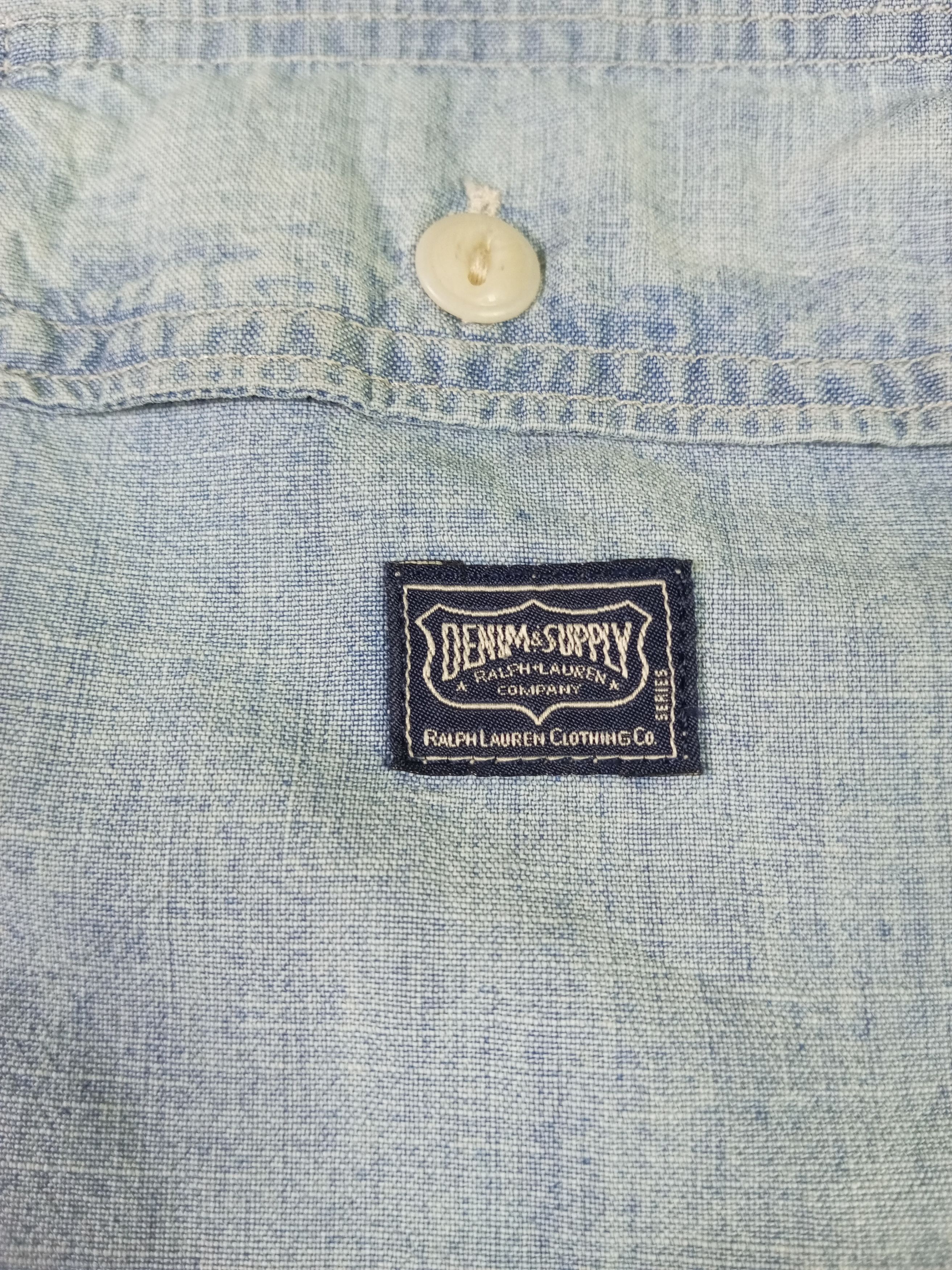 Denim & Supply Ralph Lauren Vintage Distressed Denim & Supply Patchwork American Flag Size US M / EU 48-50 / 2 - 6 Thumbnail