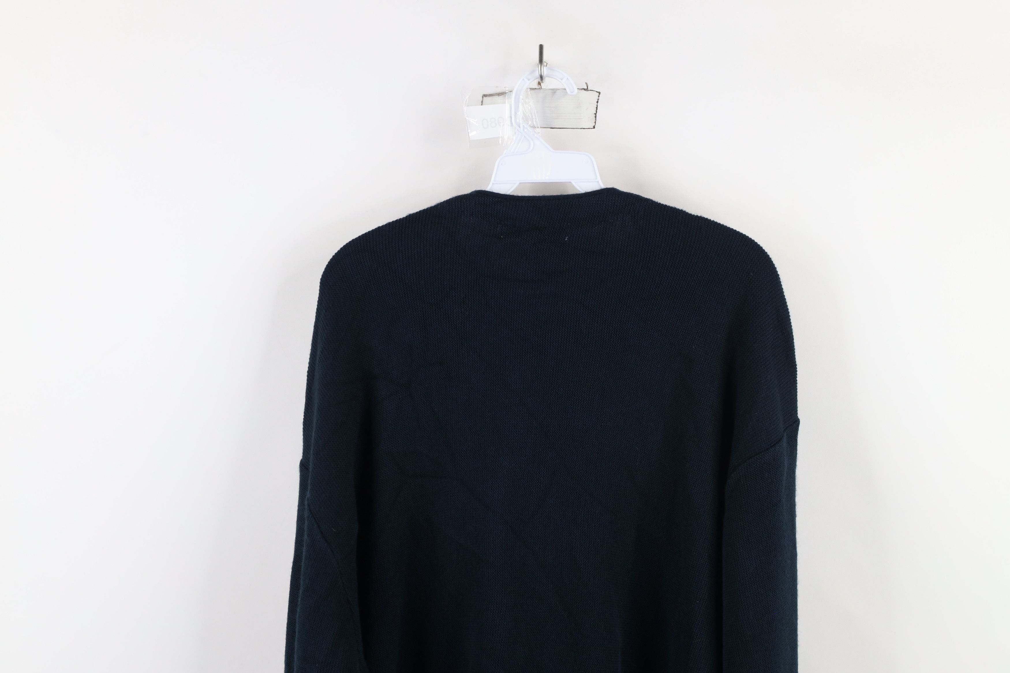 Vintage Vintage 90s Streetwear Button Cardigan Sweater Navy Blue Size US XL / EU 56 / 4 - 9 Thumbnail
