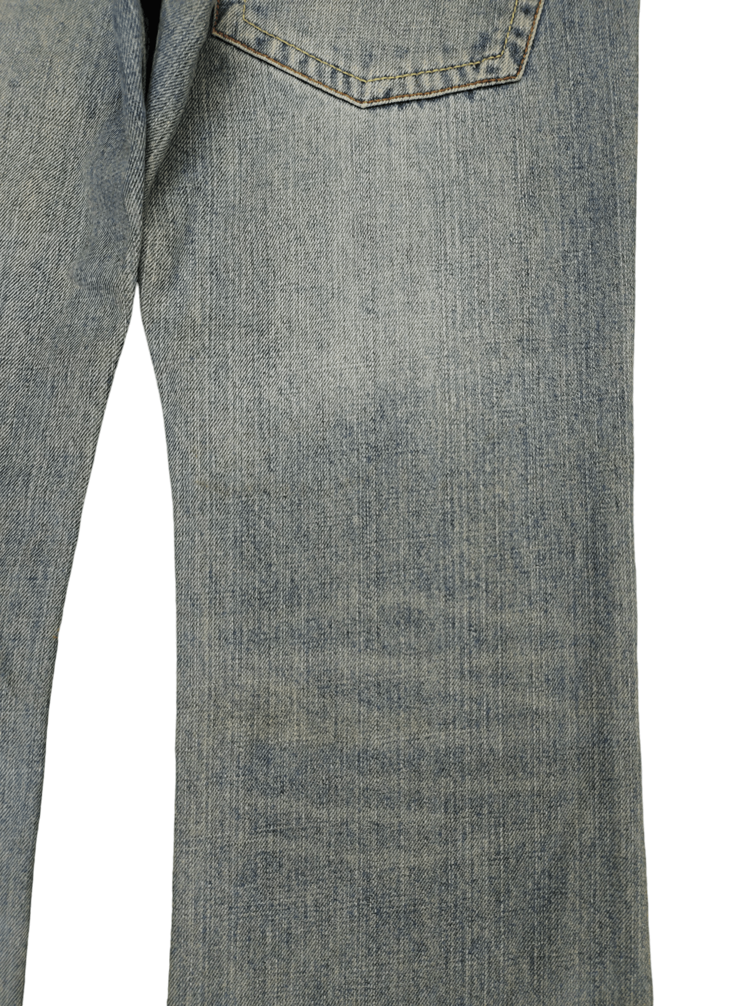 If Six Was Nine Flare Jeans Doll Distress Faded Boot Cut Y2k Mudmax Size US 30 / EU 46 - 16 Thumbnail
