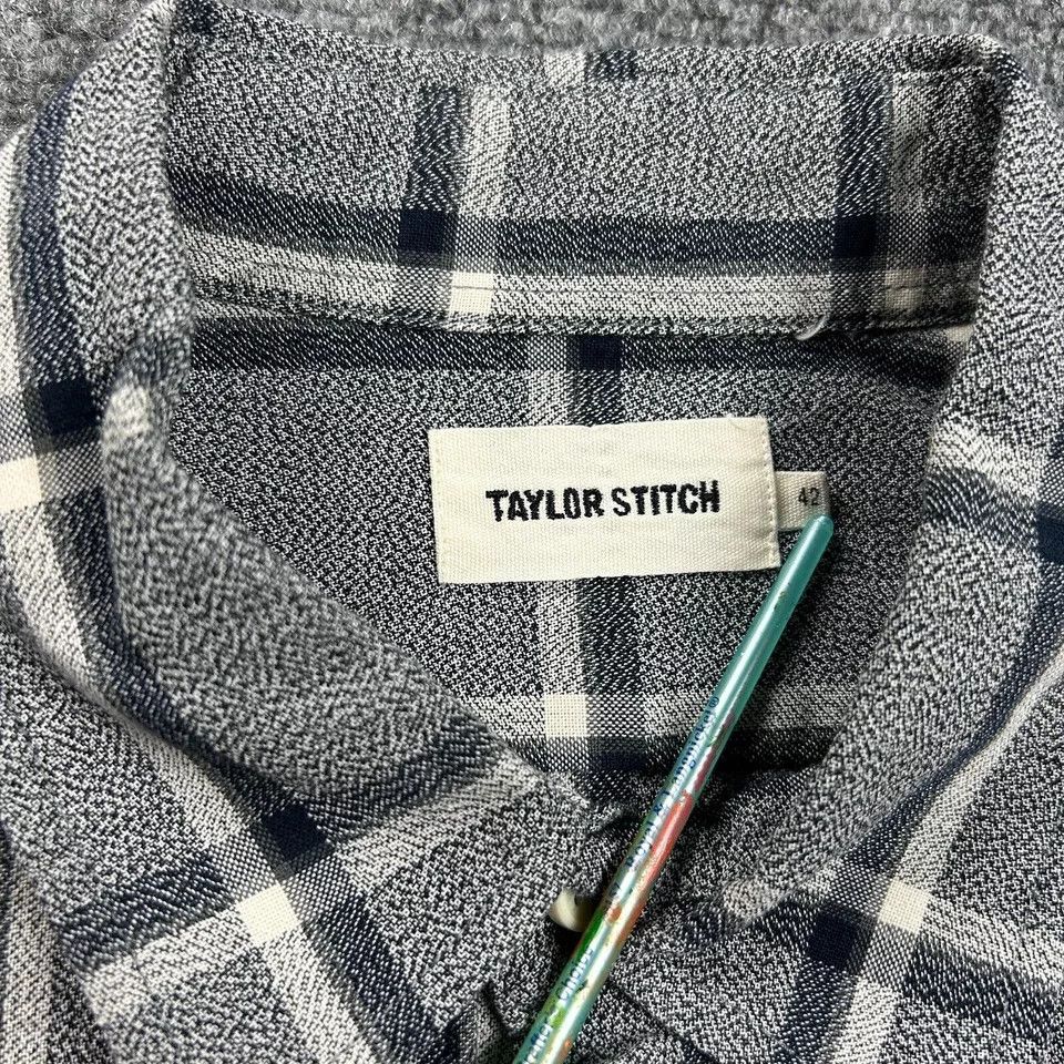 Taylor Stitch Taylor Stitch Shirt Mens 42 Window Pane Check Cotton Adults Size US XS / EU 42 / 0 - 3 Thumbnail